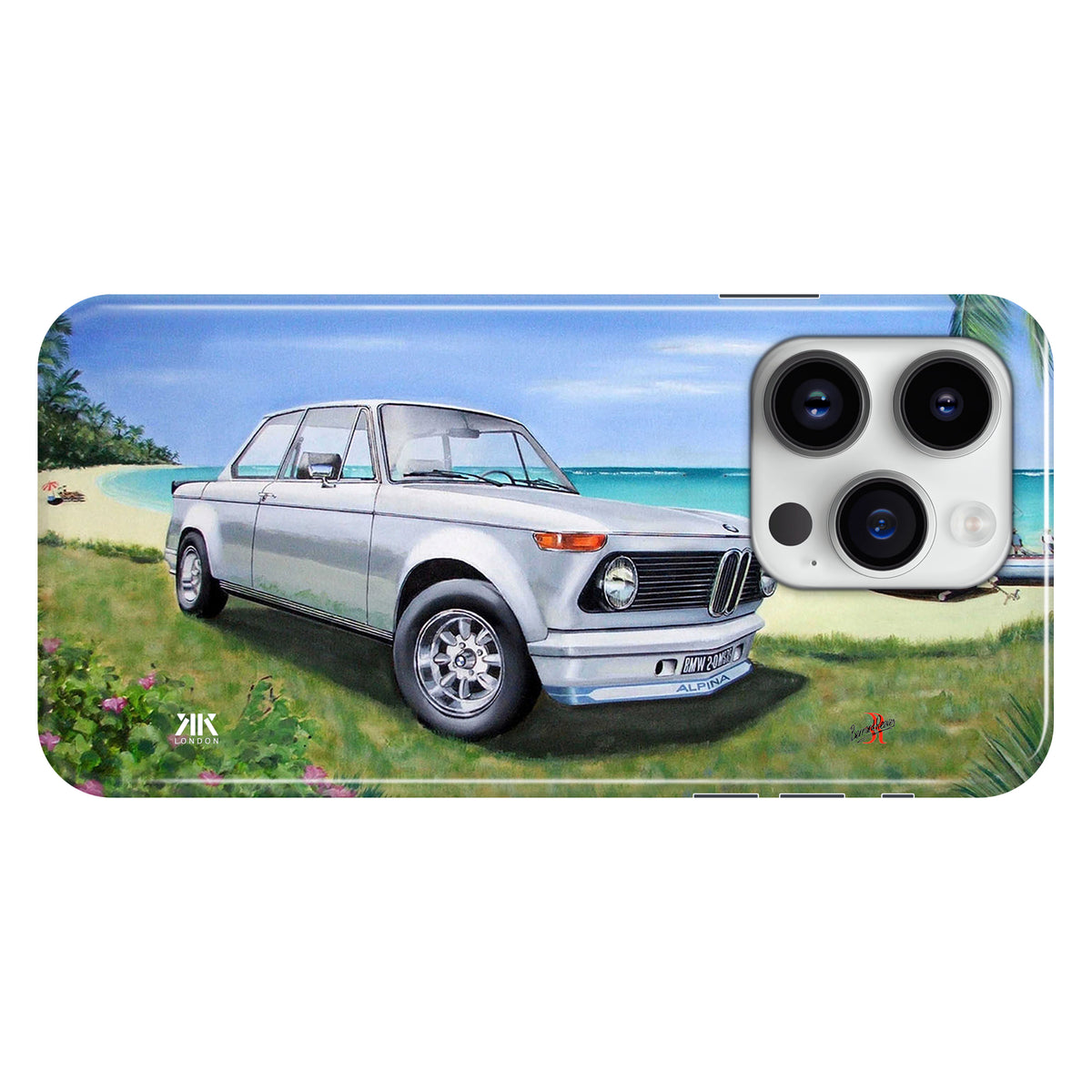 BMW 2000tii Beach White - Snap Case - iphone-14-pro