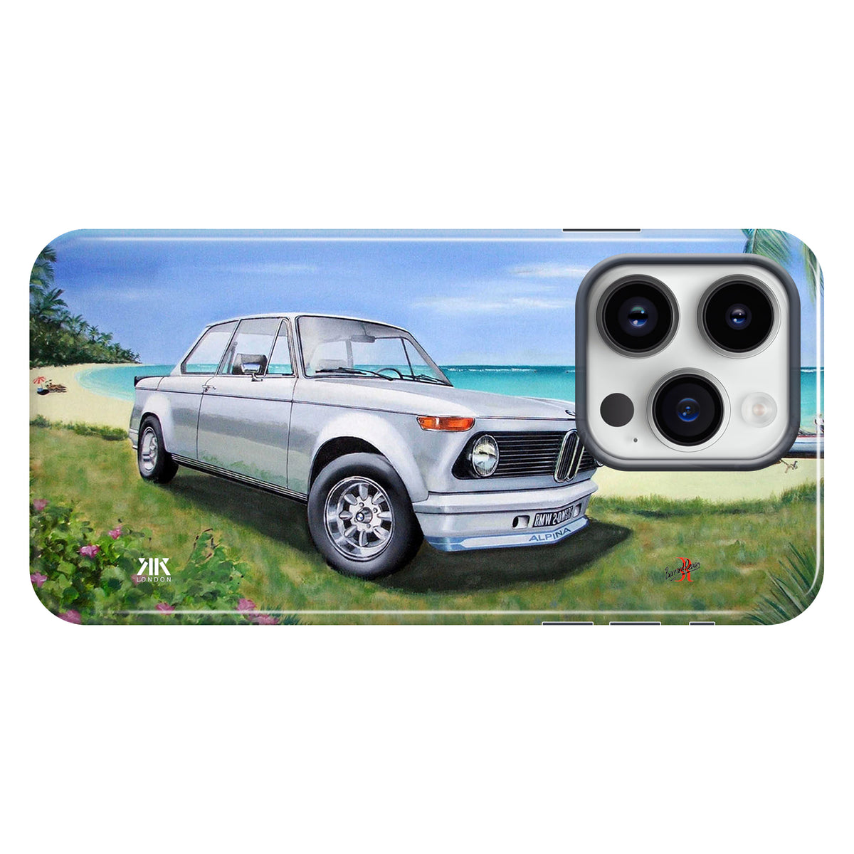 BMW 2000tii Beach White - Tough Case - iphone-14-pro