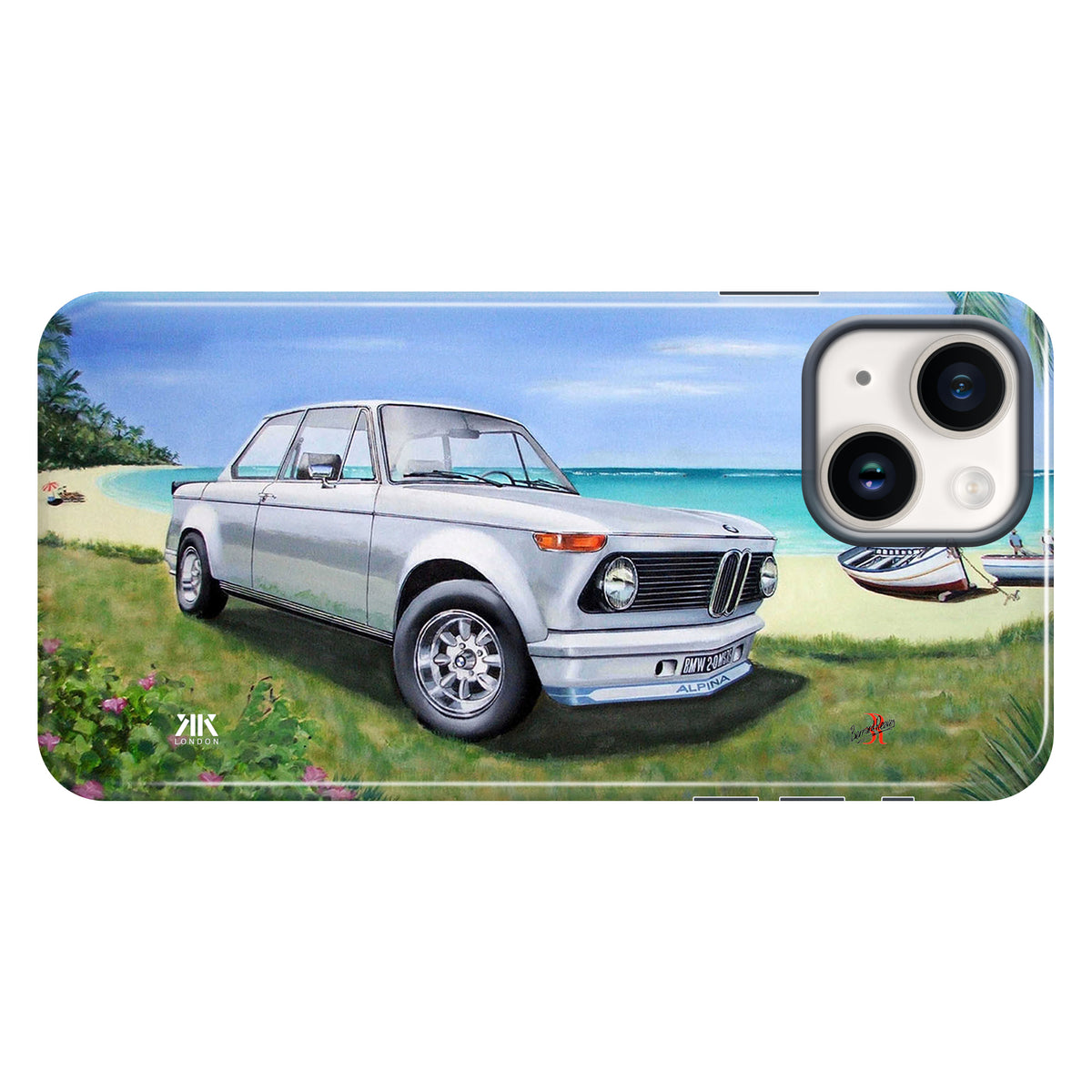 BMW 2000tii Beach White - Tough Case - iphone-14