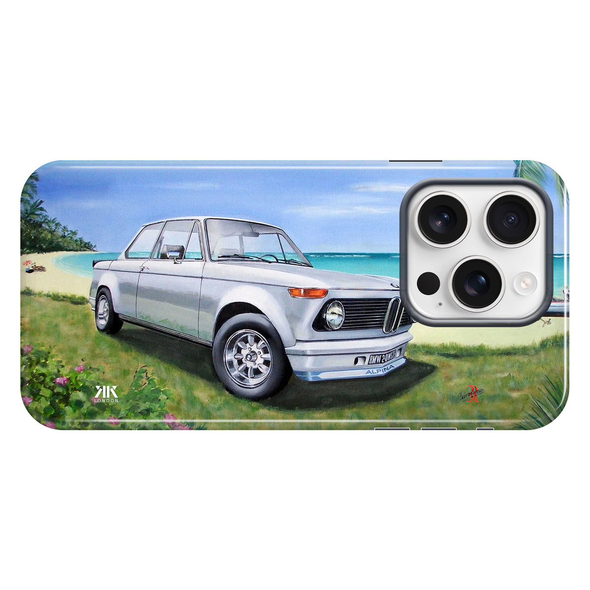 BMW 2000tii Beach White - Tough Case - iphone-16-pro