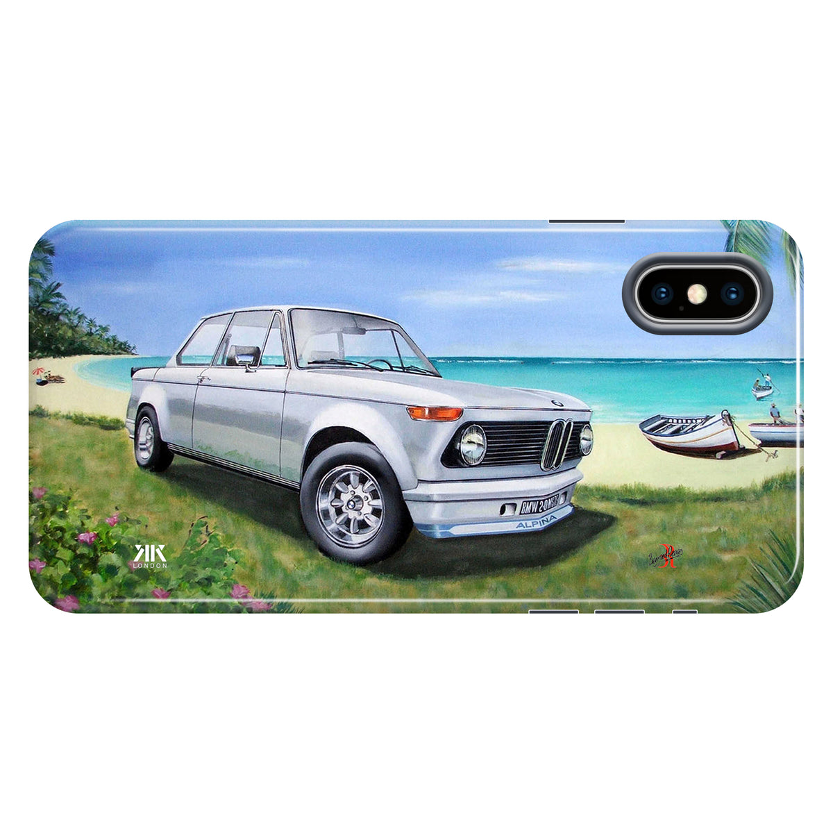 BMW 2000tii Beach White - Tough Case - iphone-x