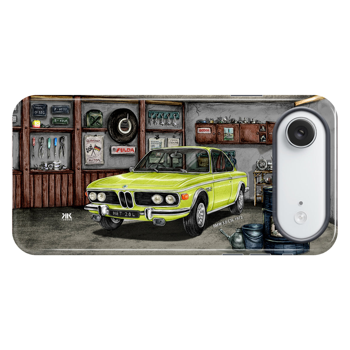BMW 3.0 CSL 1972 (Lime) - Tough Case - iphone-17-air