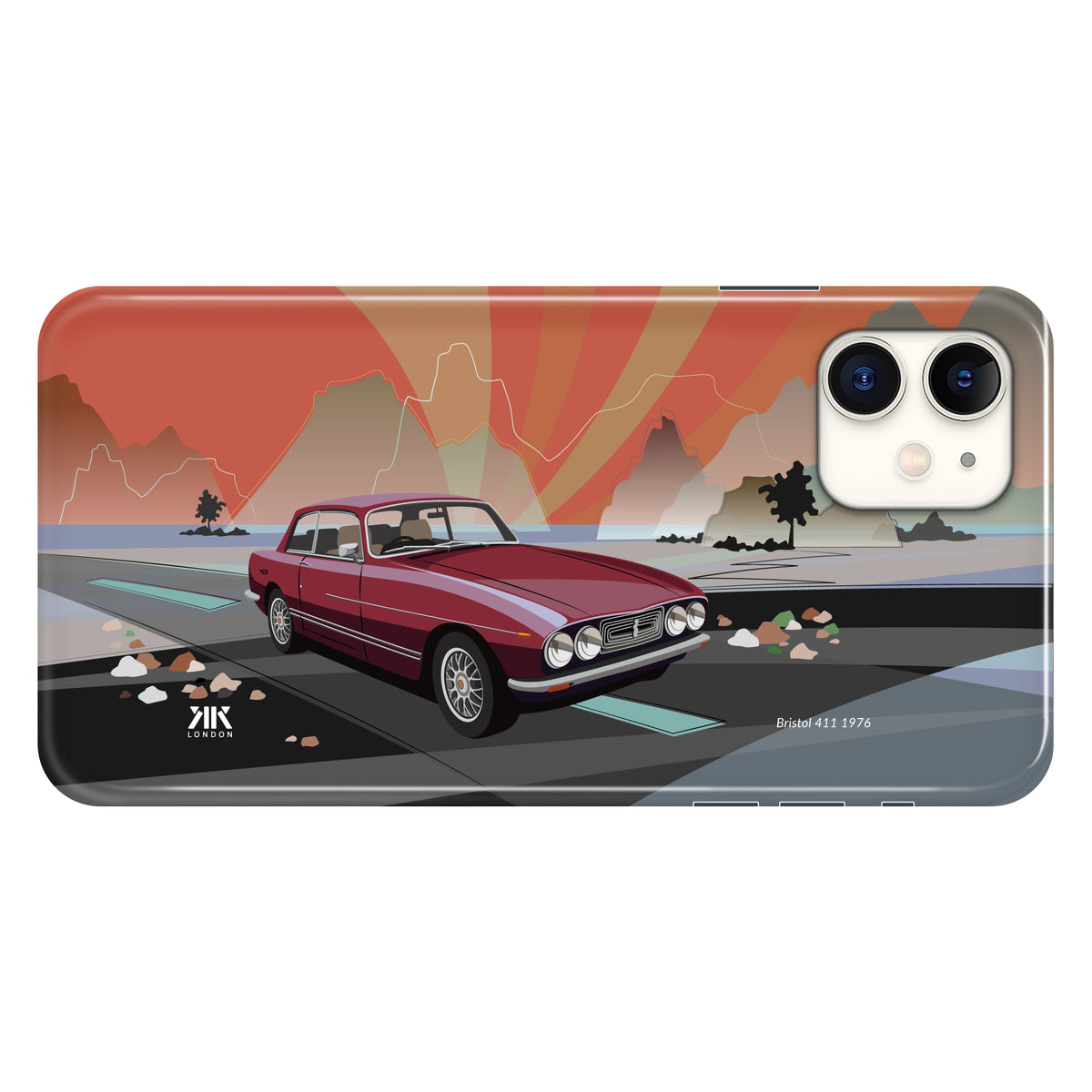 Bristol 411 1976 Burgundy - Snap Case - iphone-11
