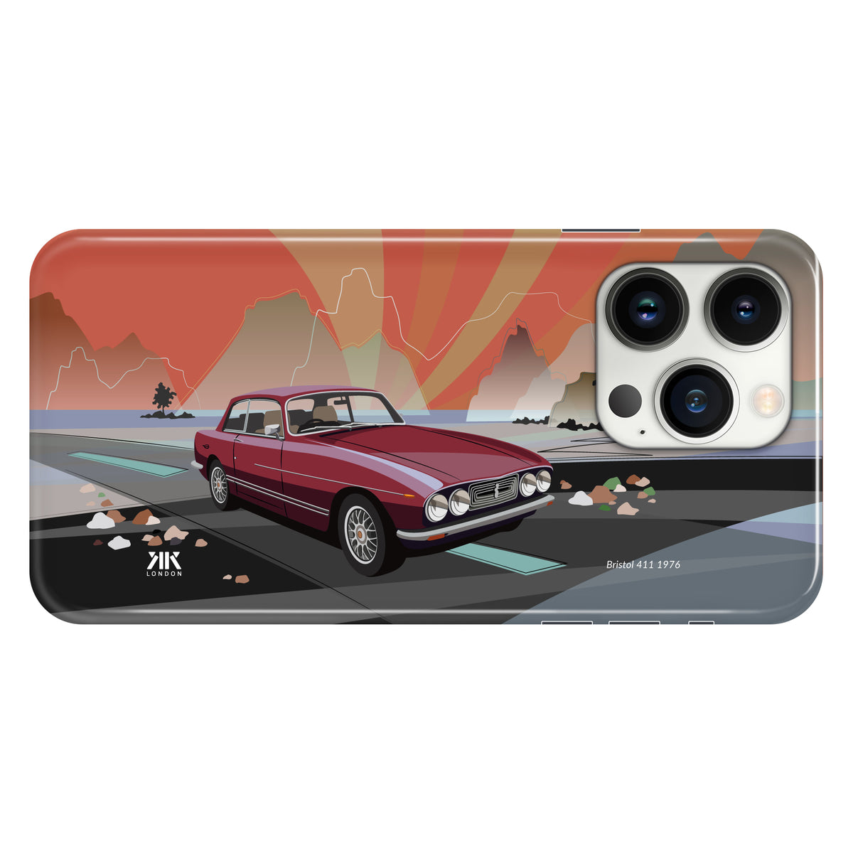 Bristol 411 1976 Burgundy - Snap Case - iphone-13-pro
