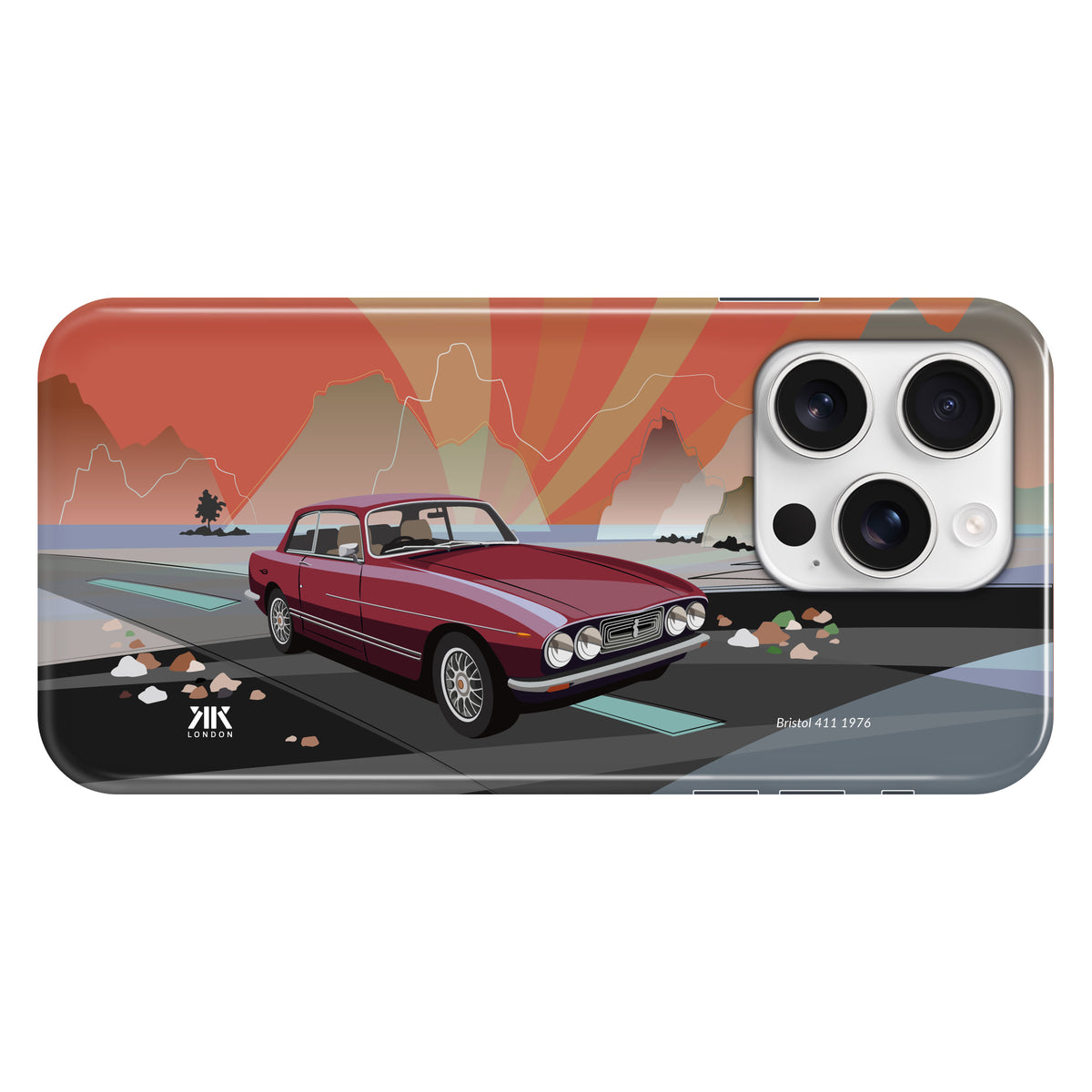Bristol 411 1976 Burgundy - Snap Case - iphone-16-pro