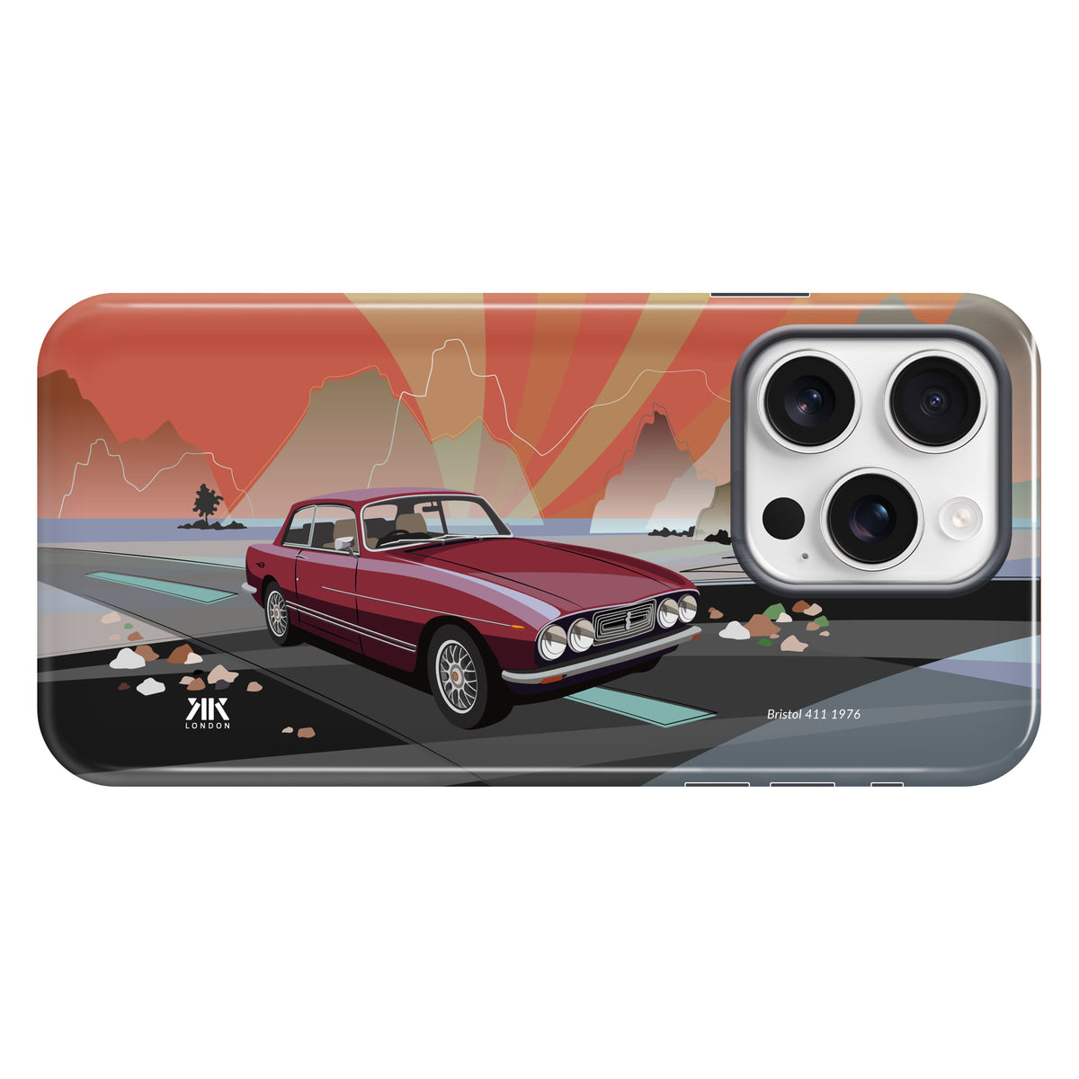 Bristol 411 1976 Burgundy - Tough Case - iphone-16-pro