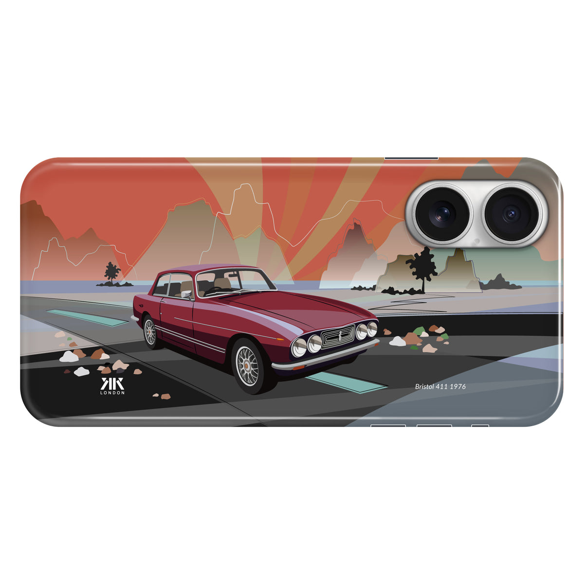 Bristol 411 1976 Burgundy - Snap Case - iphone-16