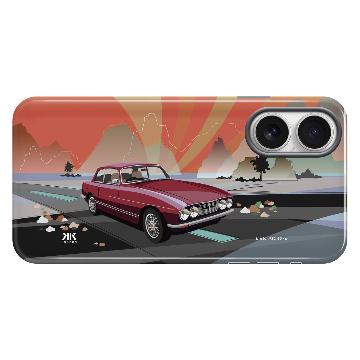Bristol 411 1976 Burgundy - Tough Case - iphone-16