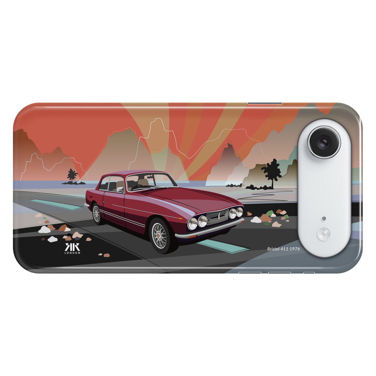 Bristol 411 1976 Burgundy - Snap Case - iphone-17-air