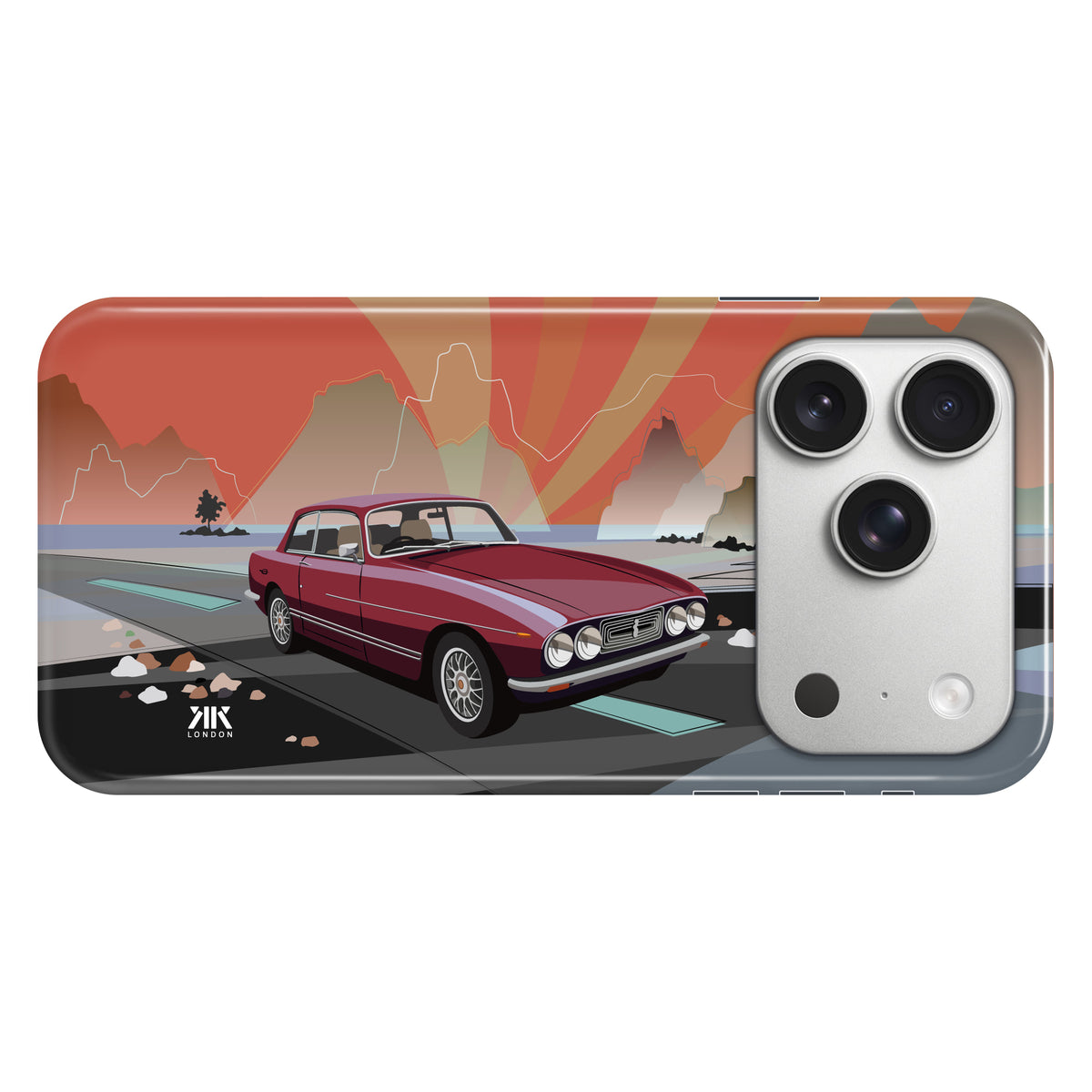 Bristol 411 1976 Burgundy - Snap Case - iphone-17-pro