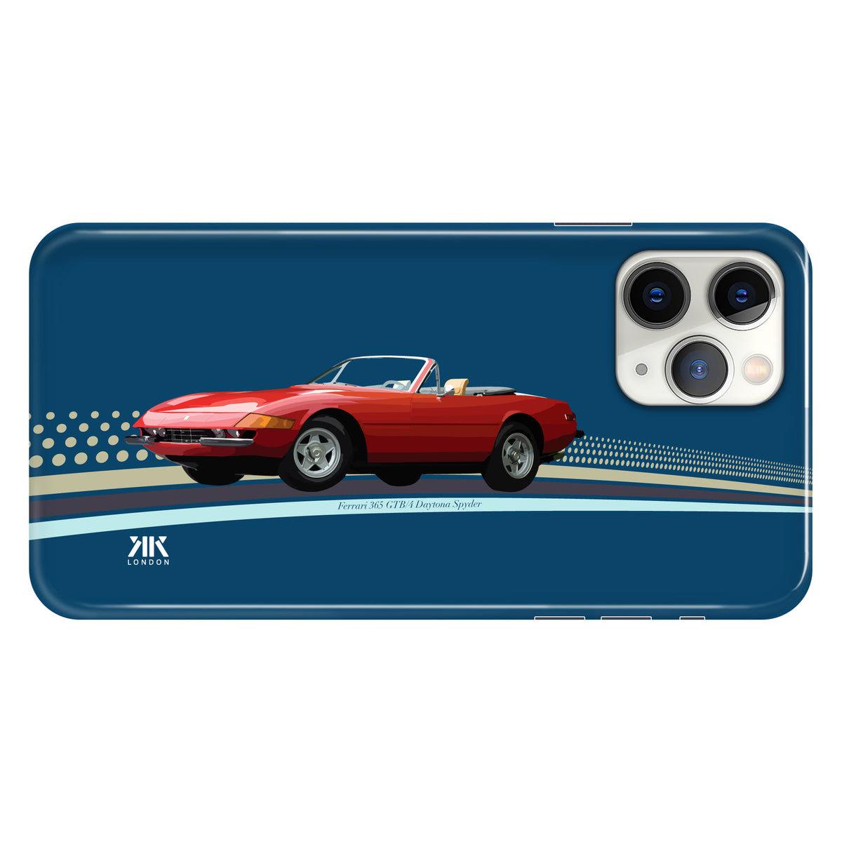 Ferrari Daytona Red 1971 - Snap Case - iphone-11-pro