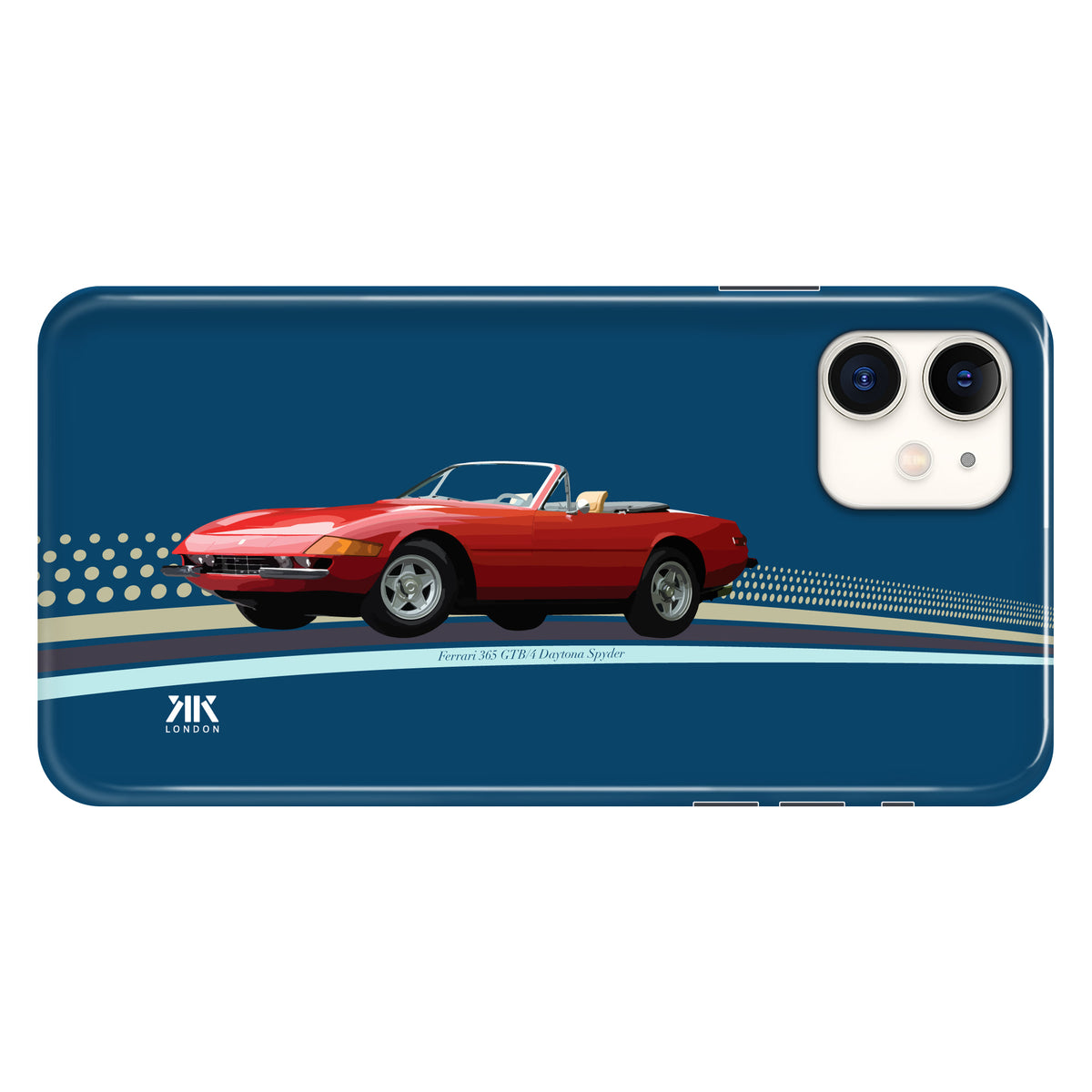 Ferrari Daytona Red 1971 - Snap Case - iphone-11