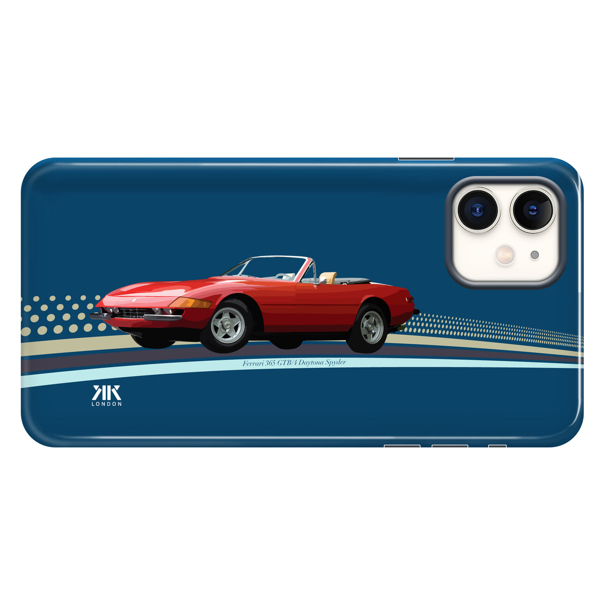 Ferrari Daytona Red 1971 - Tough Case - iphone-11