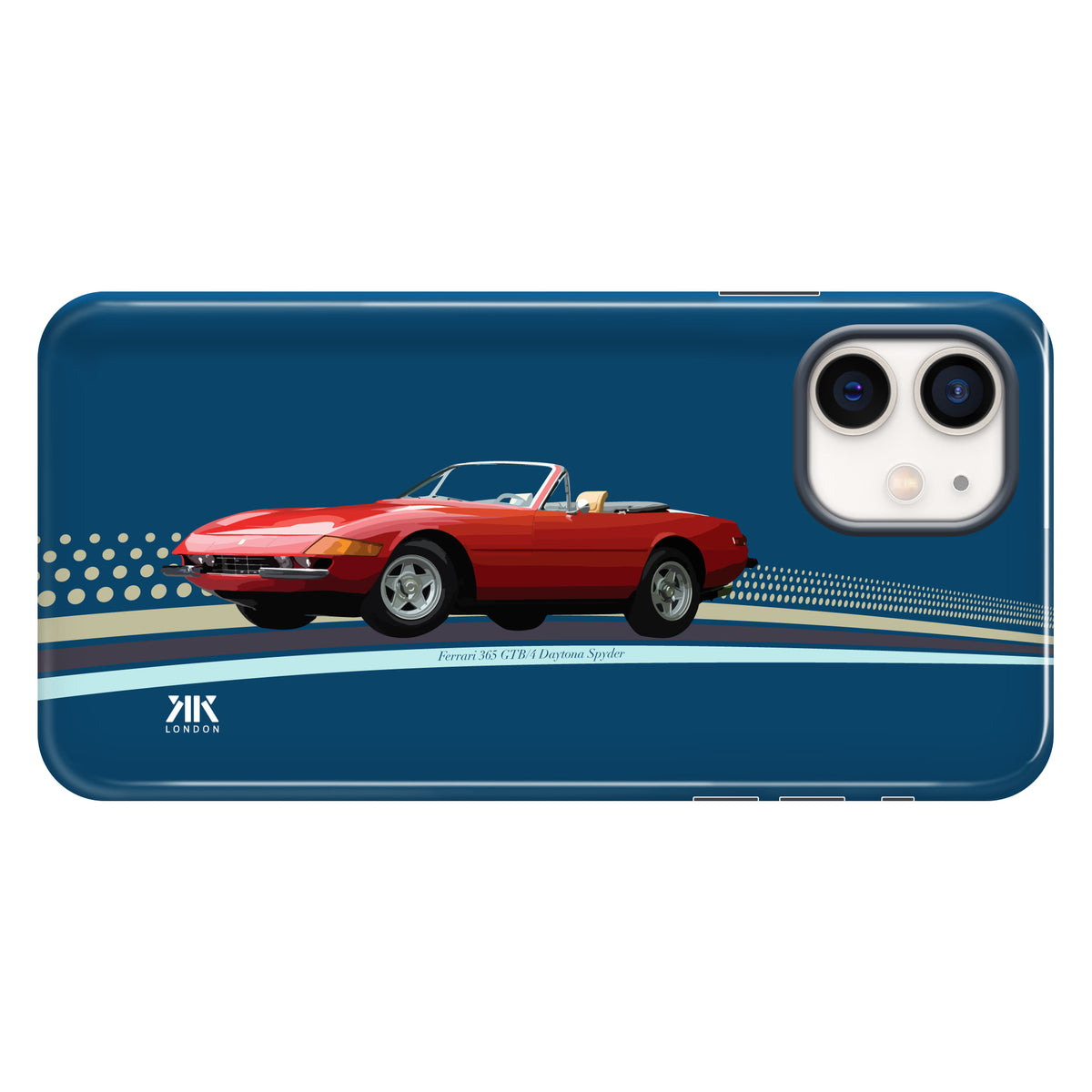 Ferrari Daytona Red 1971 - Tough Case - iphone-12