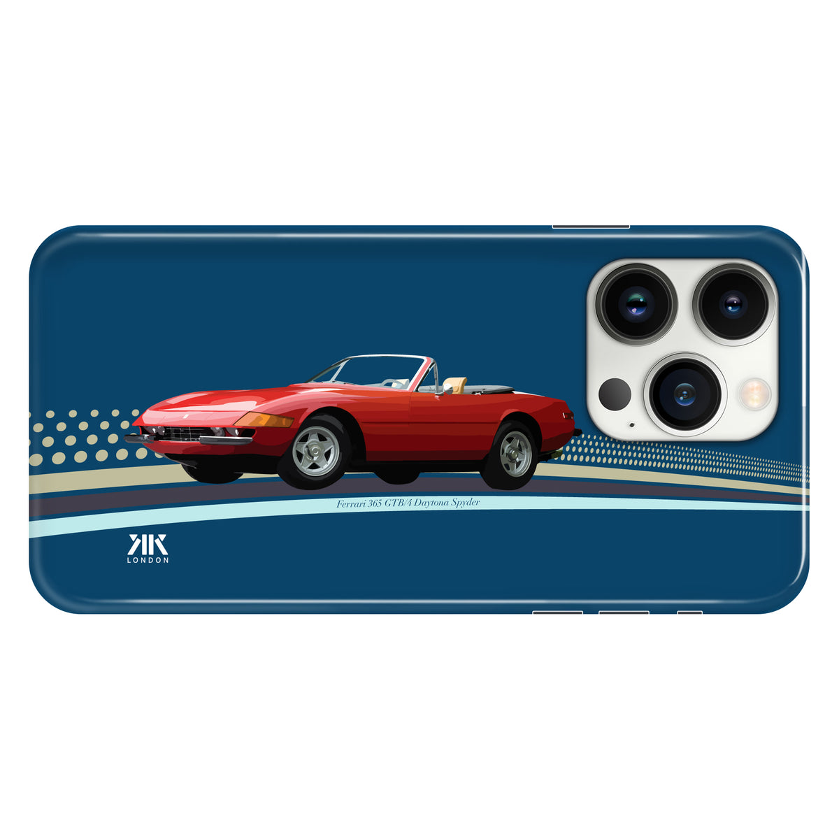 Ferrari Daytona Red 1971 - Snap Case - iphone-13-pro