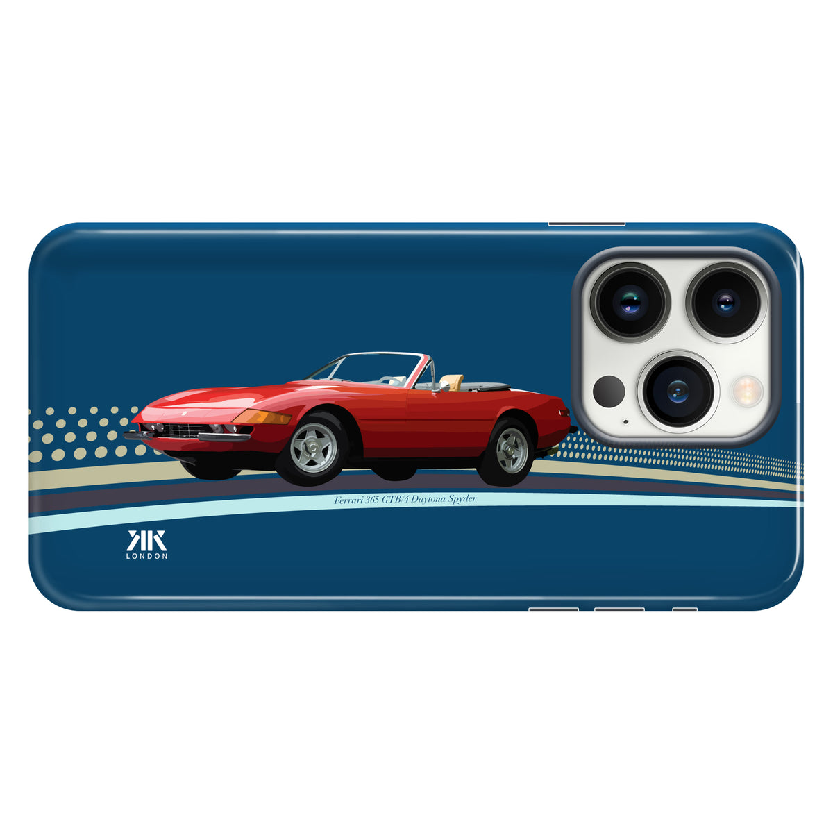 Ferrari Daytona Red 1971 - Tough Case - iphone-13-pro