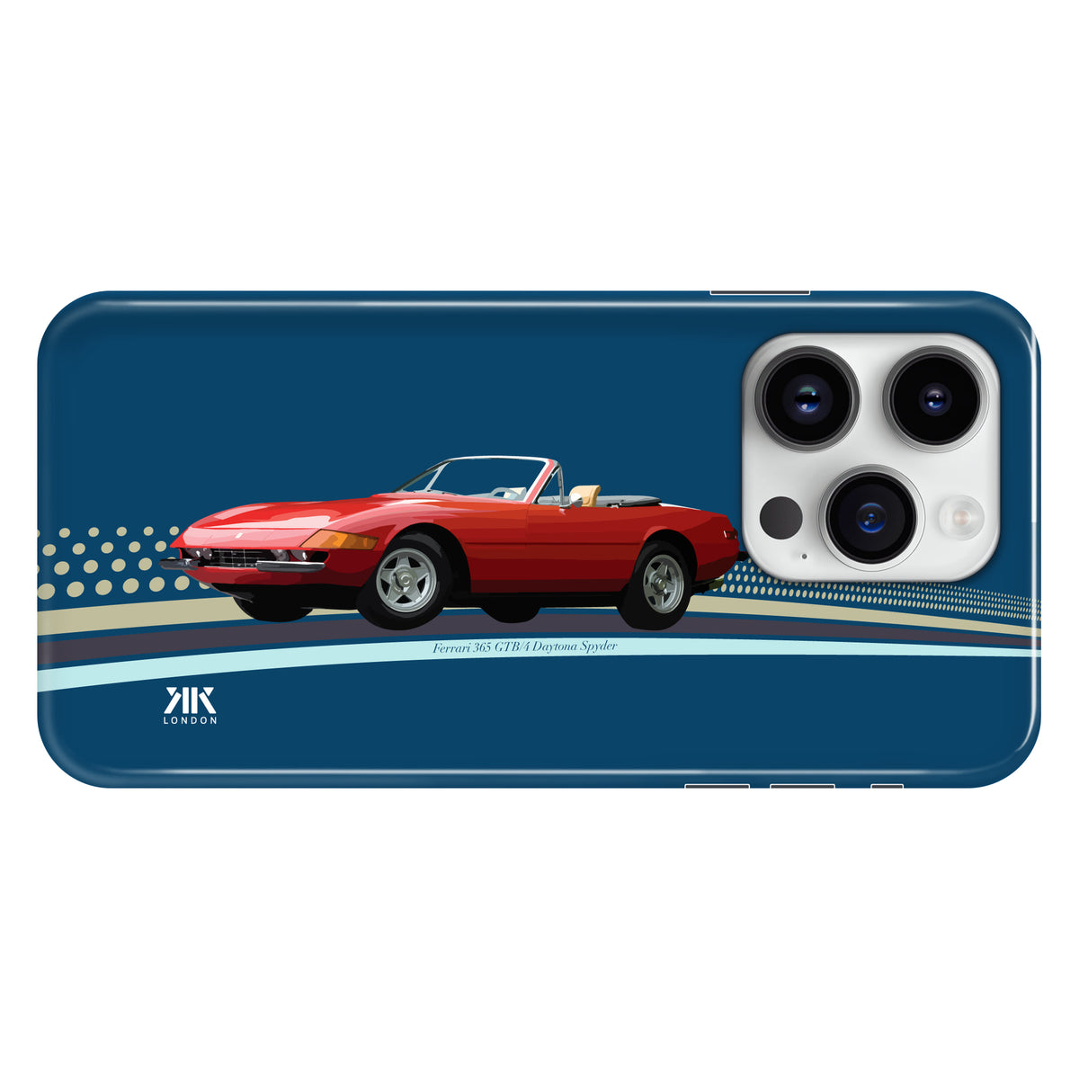 Ferrari Daytona Red 1971 - Snap Case - iphone-14-pro