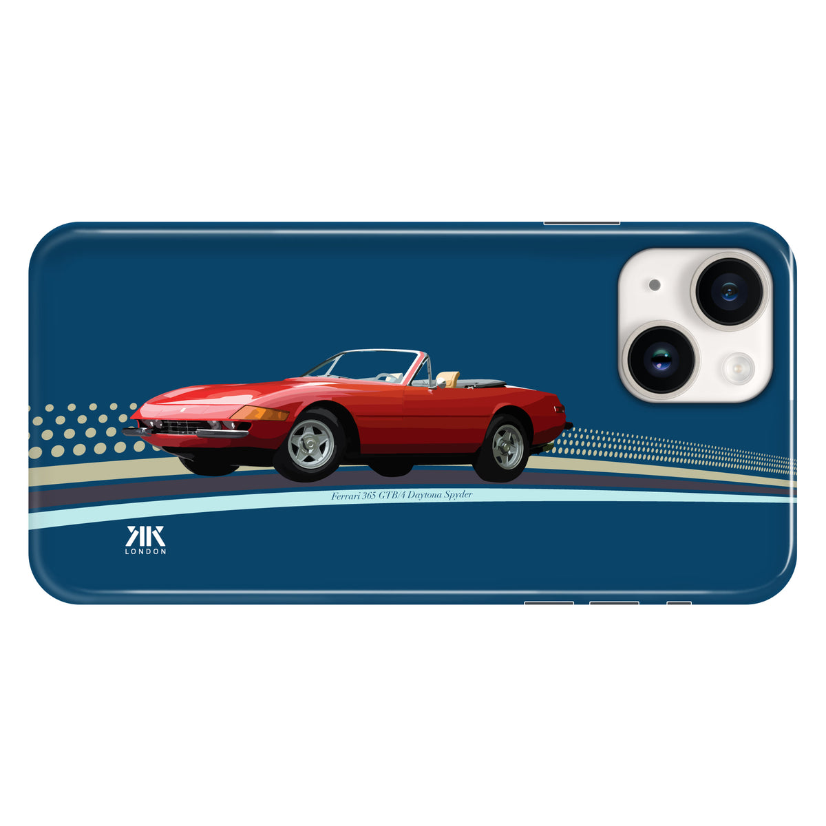 Ferrari Daytona Red 1971 - Snap Case - iphone-14