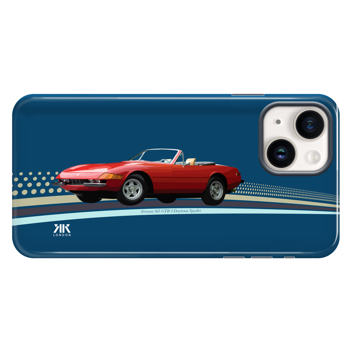 Ferrari Daytona Red 1971 - Tough Case - iphone-14