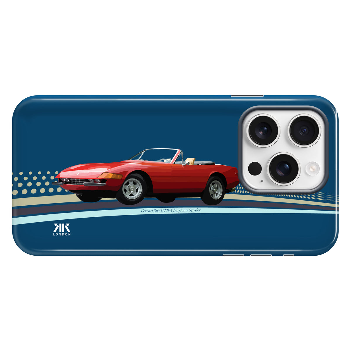 Ferrari Daytona Red 1971 - Tough Case - iphone-16-pro