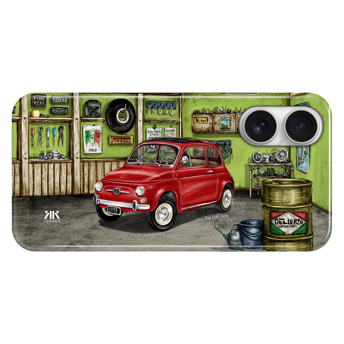 Fiat 500 1970 (Red) - Snap Case - iphone-16