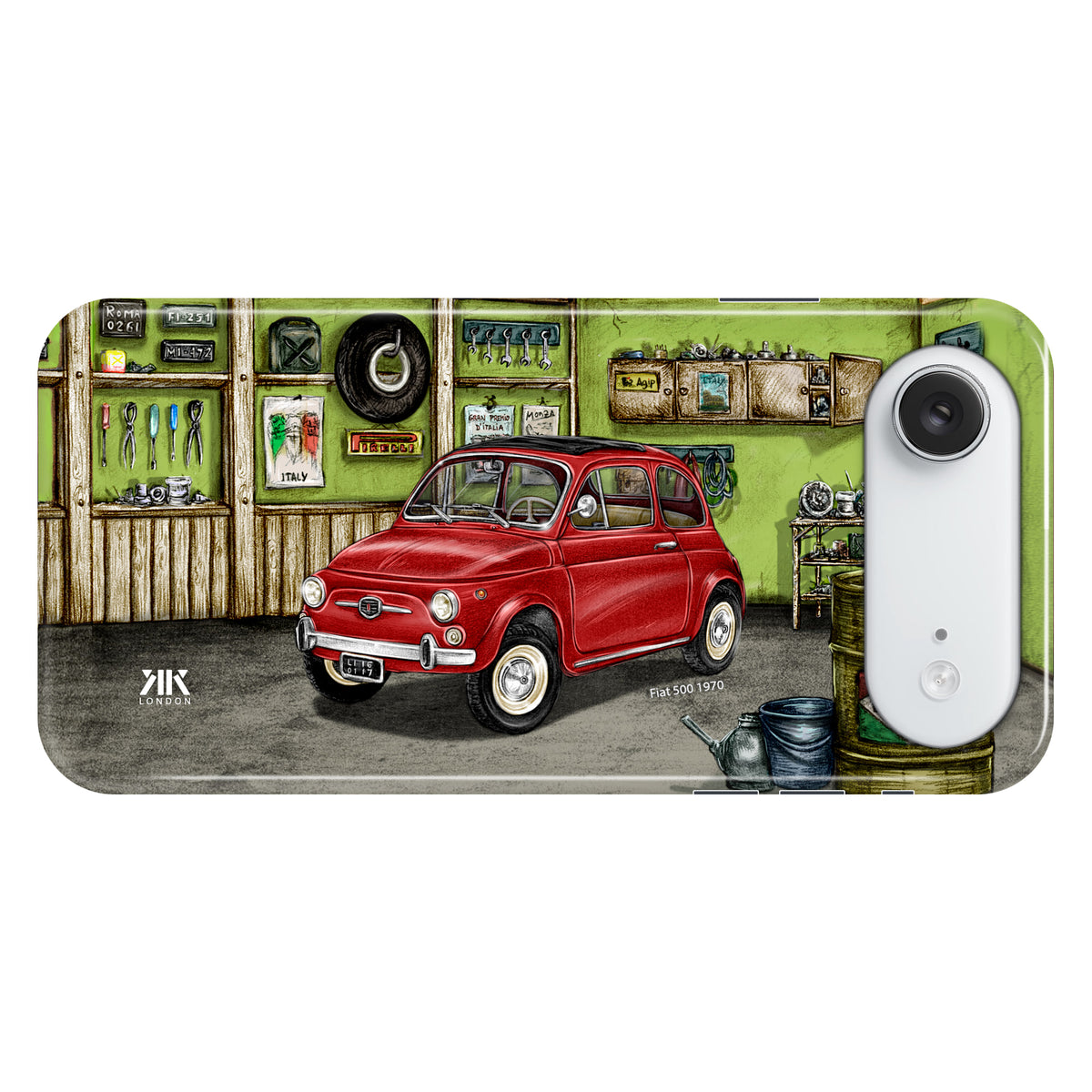 Fiat 500 1970 (Red) - Snap Case - iphone-17-air