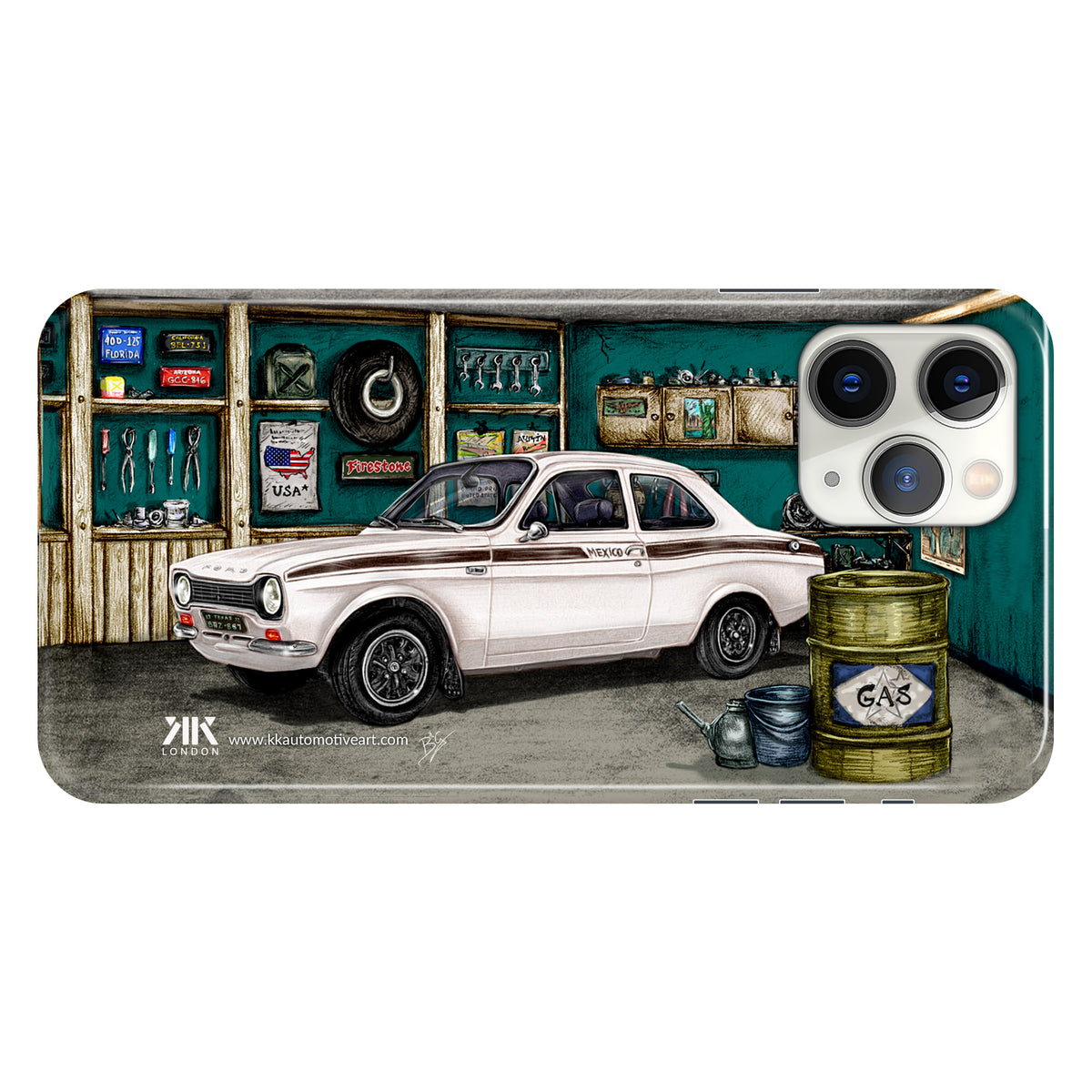 Ford Mexico 1972 (White) - Snap Case - iphone-11-pro