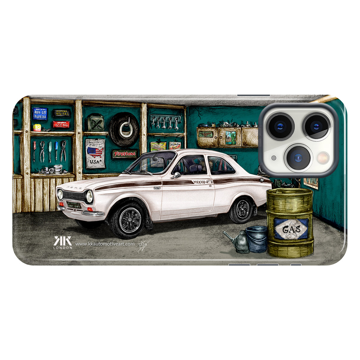 Ford Mexico 1972 (White) - Tough Case - iphone-11-pro