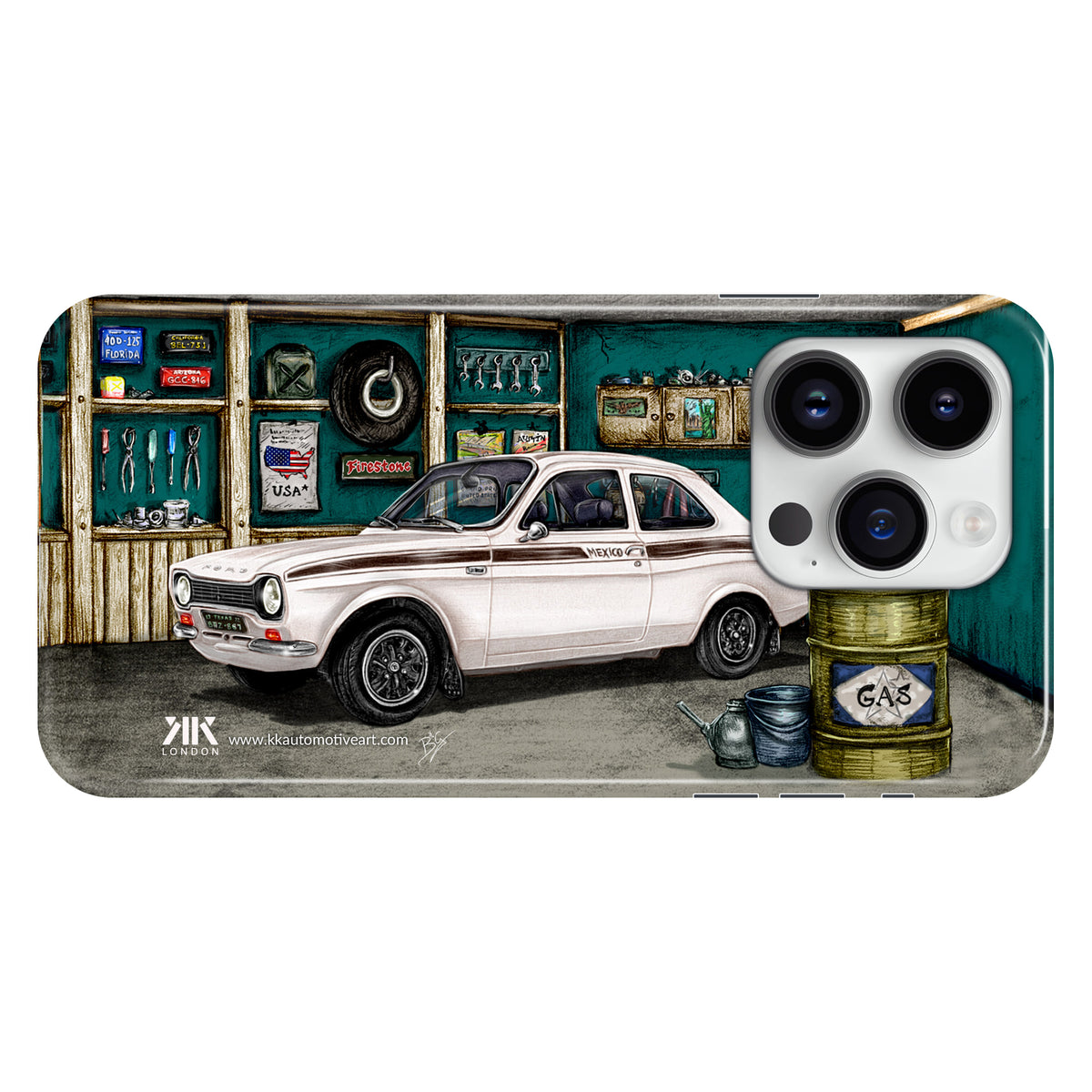 Ford Mexico 1972 (White) - Snap Case - iphone-14-pro