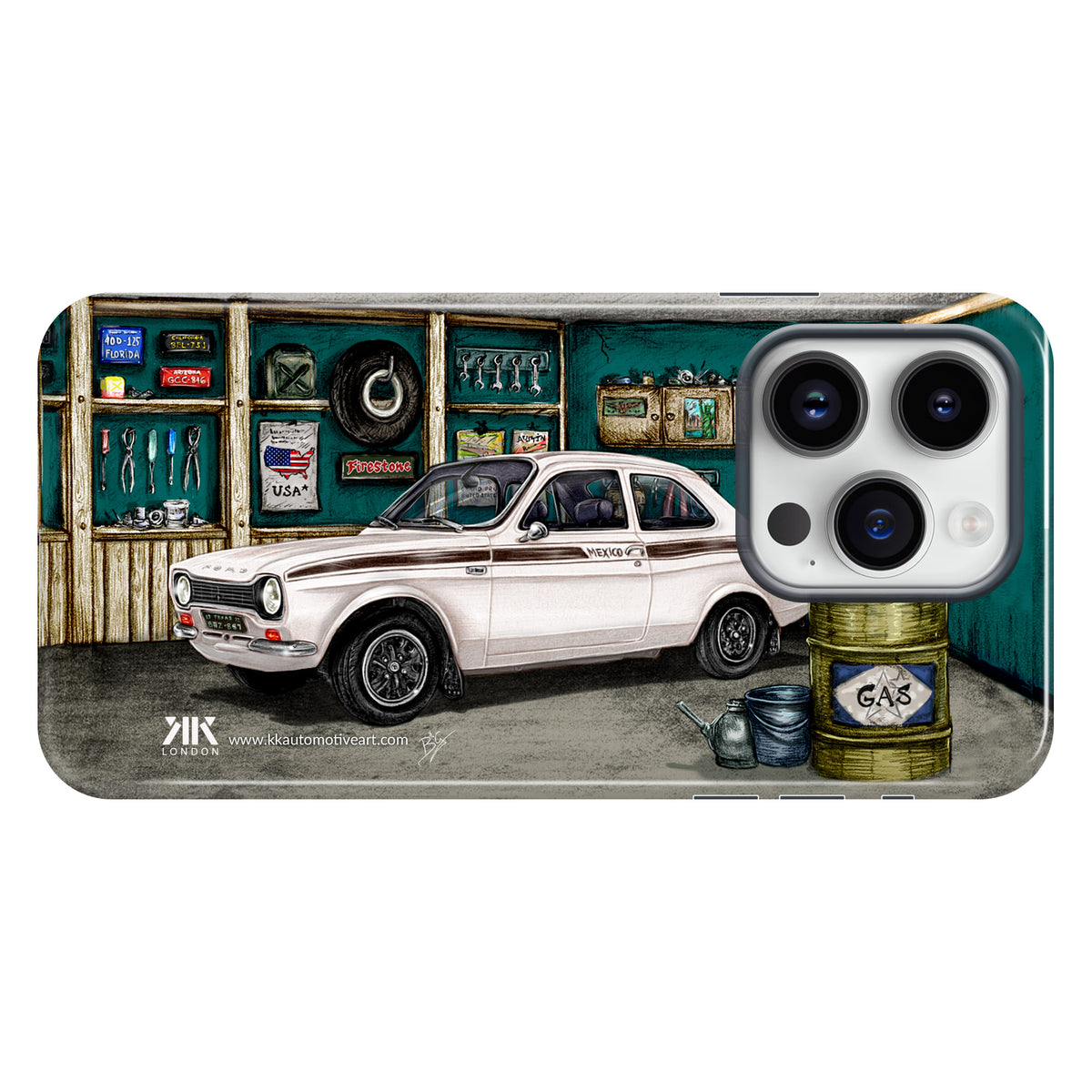 Ford Mexico 1972 (White) - Tough Case - iphone-14-pro