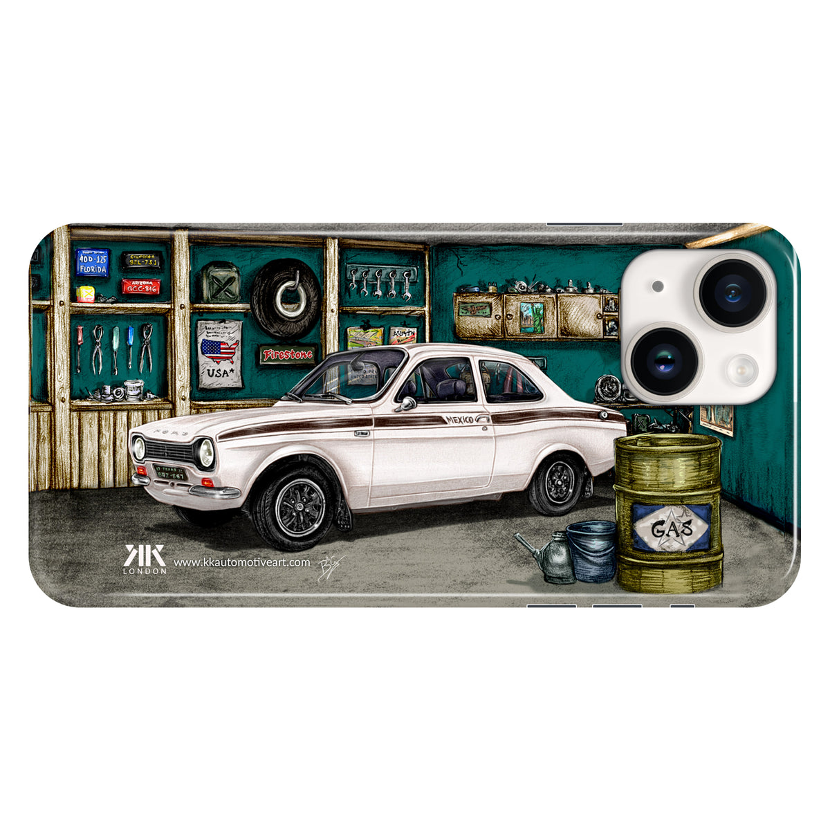 Ford Mexico 1972 (White) - Snap Case - iphone-14