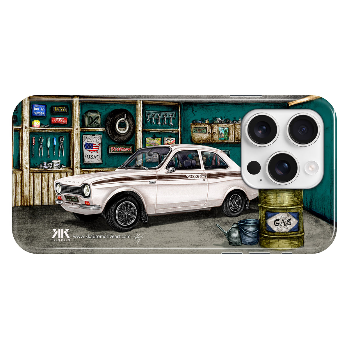 Ford Mexico 1972 (White) - Snap Case - iphone-16-pro