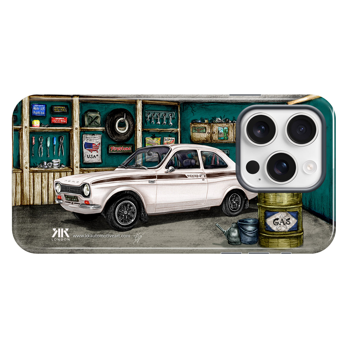 Ford Mexico 1972 (White) - Tough Case - iphone-16-pro
