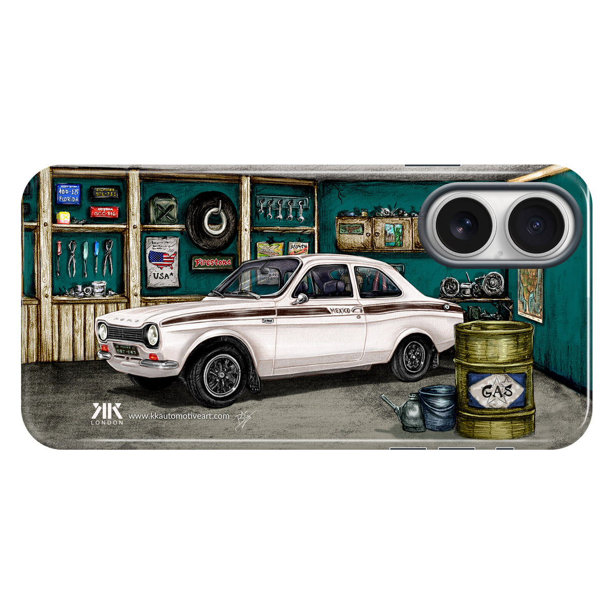 Ford Mexico 1972 (White) - Tough Case - iphone-16