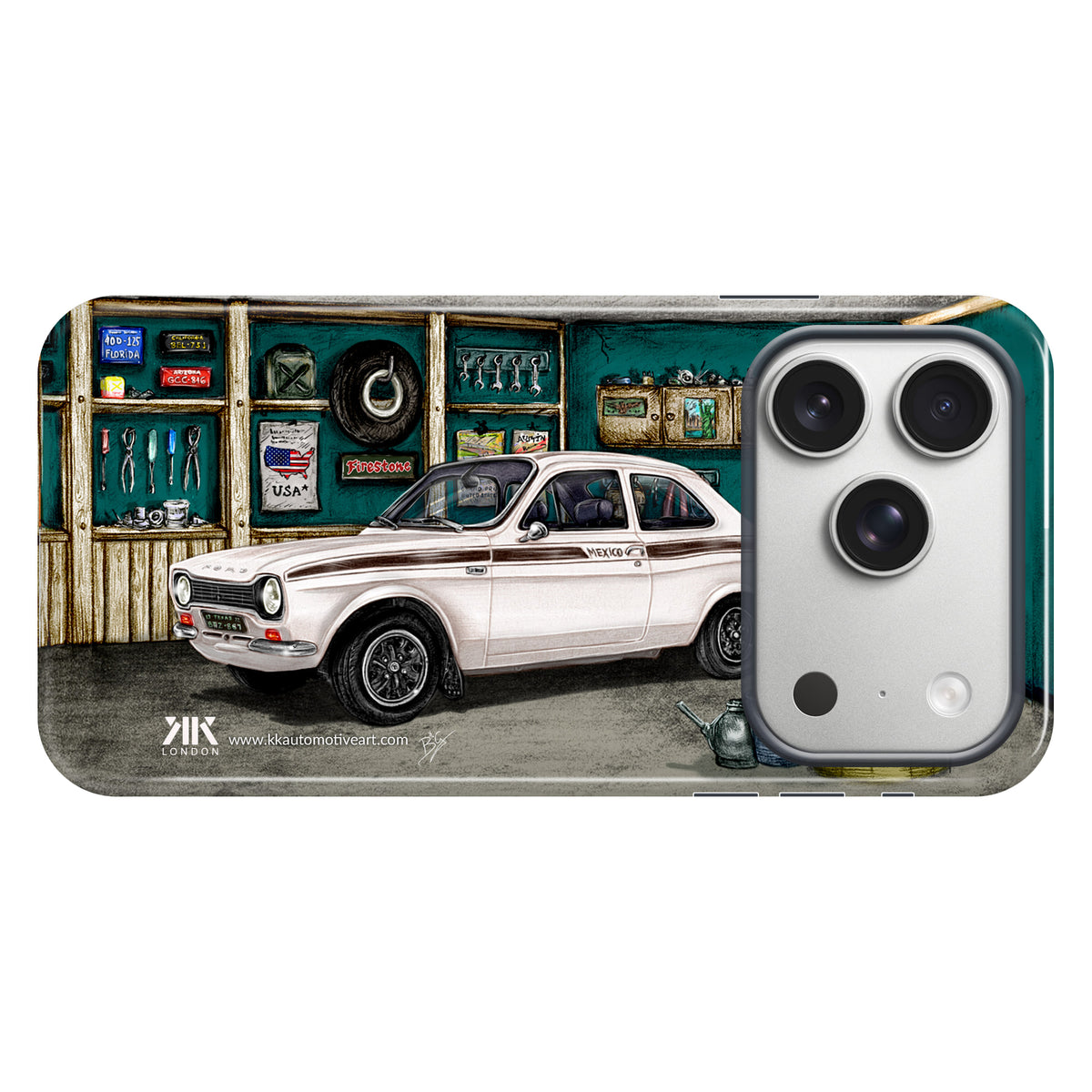 Ford Mexico 1972 (White) - Tough Case - iphone-17-pro