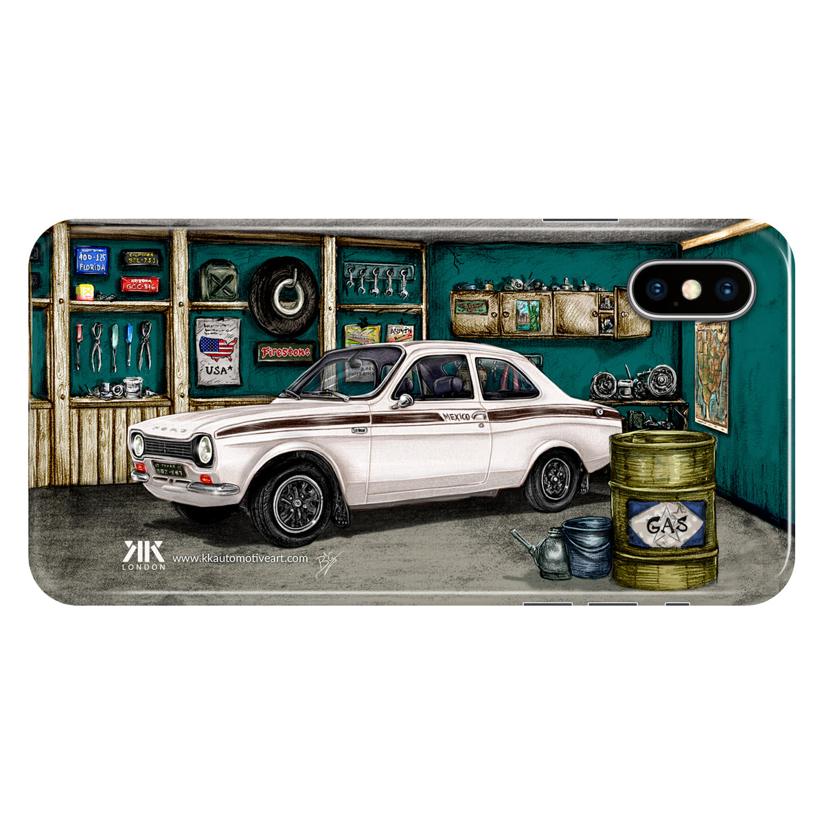 Ford Mexico 1972 (White) - Snap Case - iphone-x