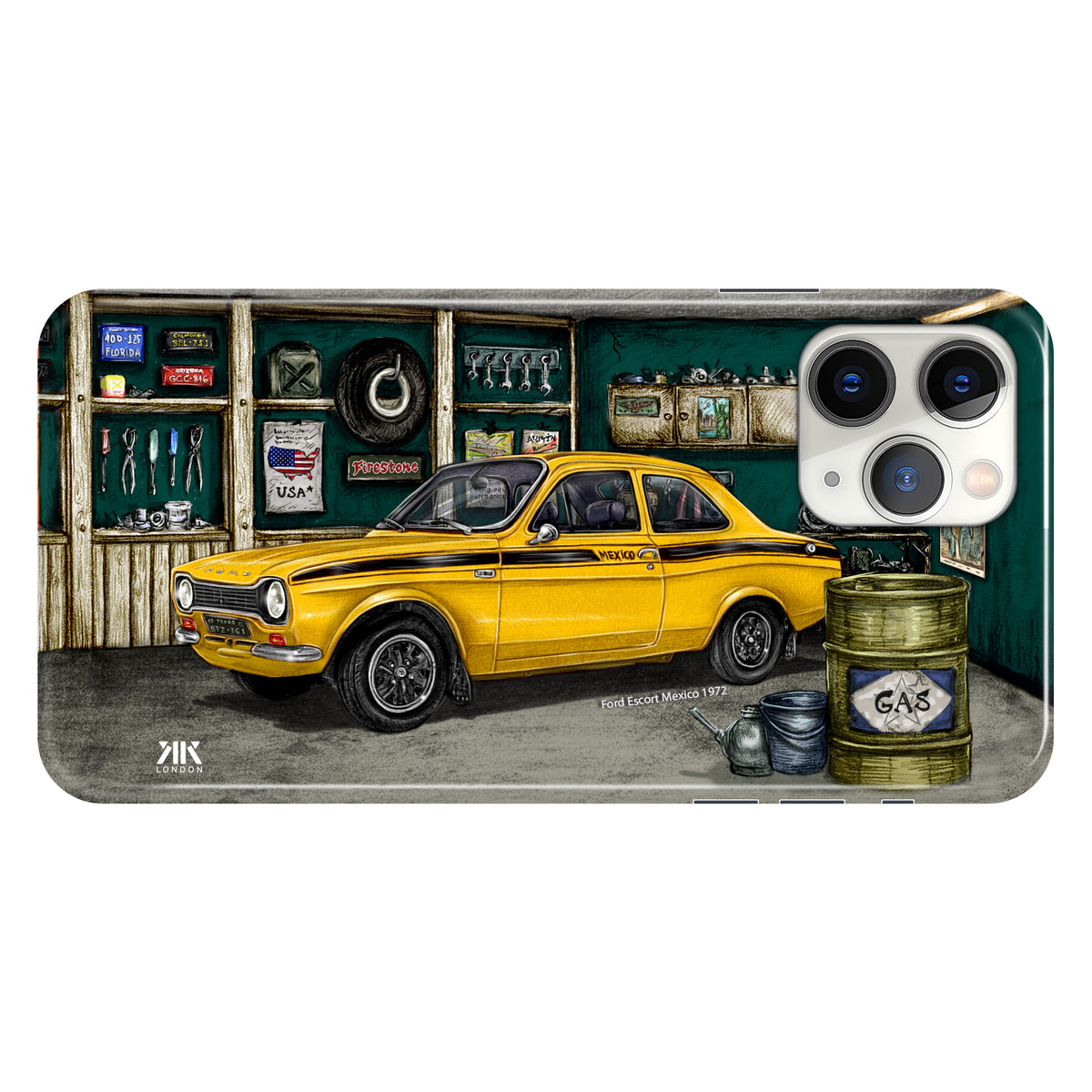 Ford Mexico 1972 (Yellow) - Snap Case - iphone-11-pro