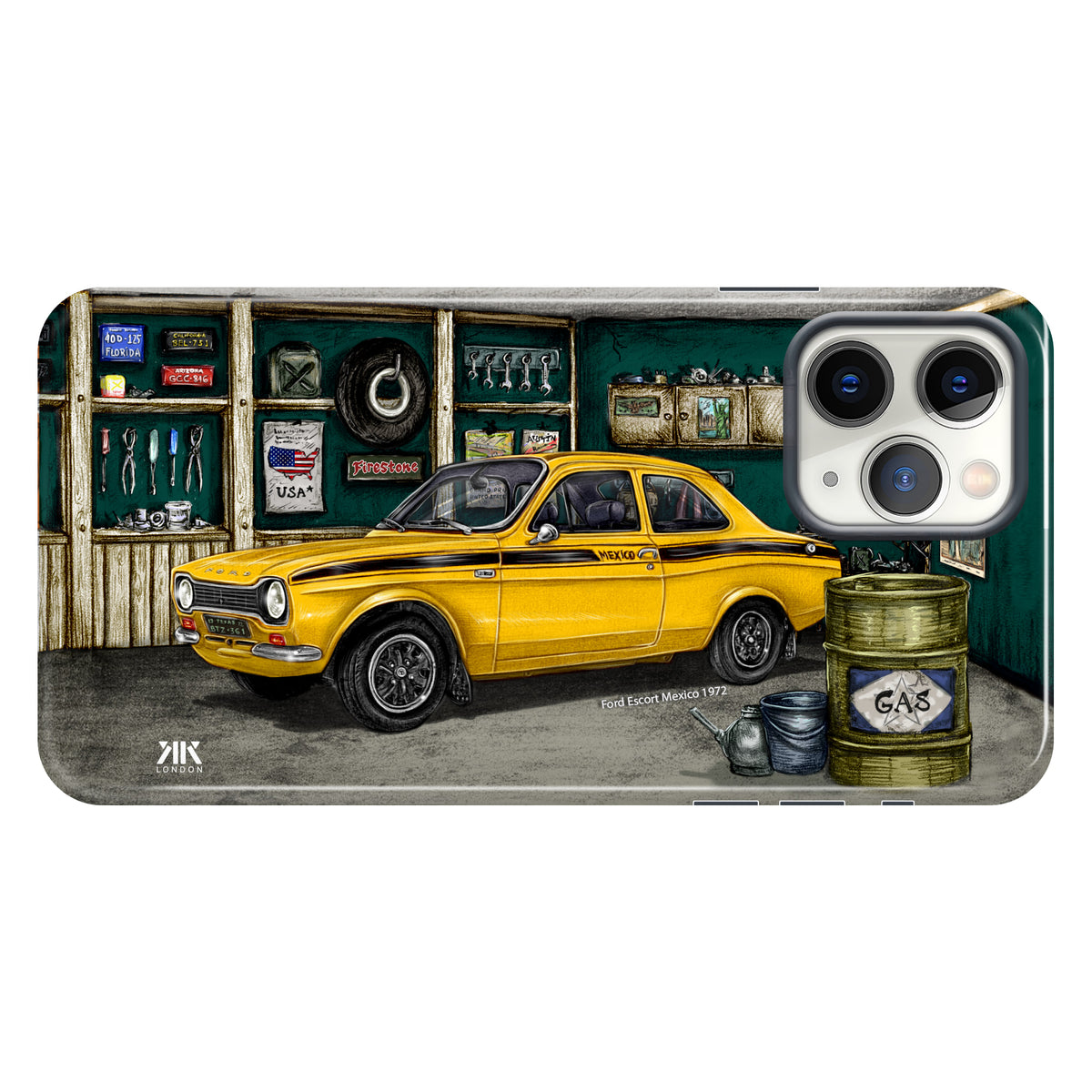 Ford Mexico 1972 (Yellow) - Tough Case - iphone-11-pro