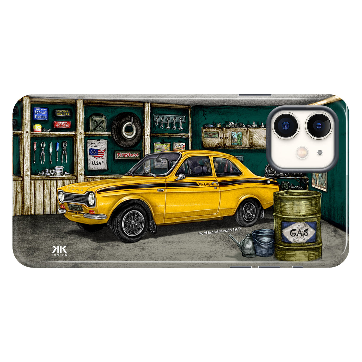 Ford Mexico 1972 (Yellow) - Tough Case - iphone-11