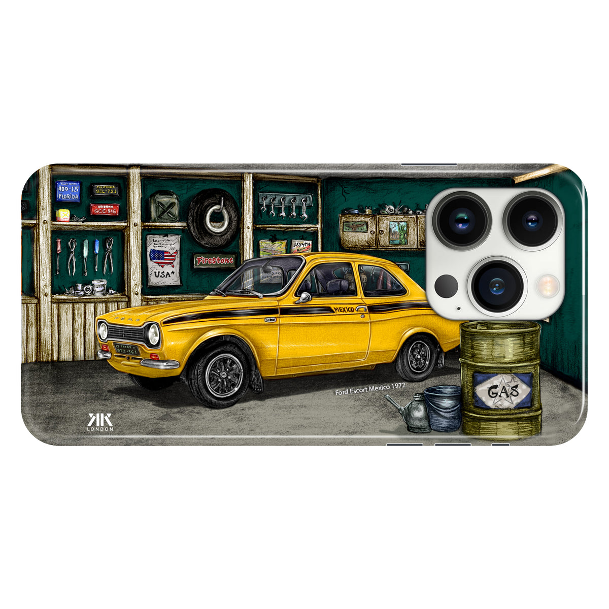 Ford Mexico 1972 (Yellow) - Snap Case - iphone-13-pro