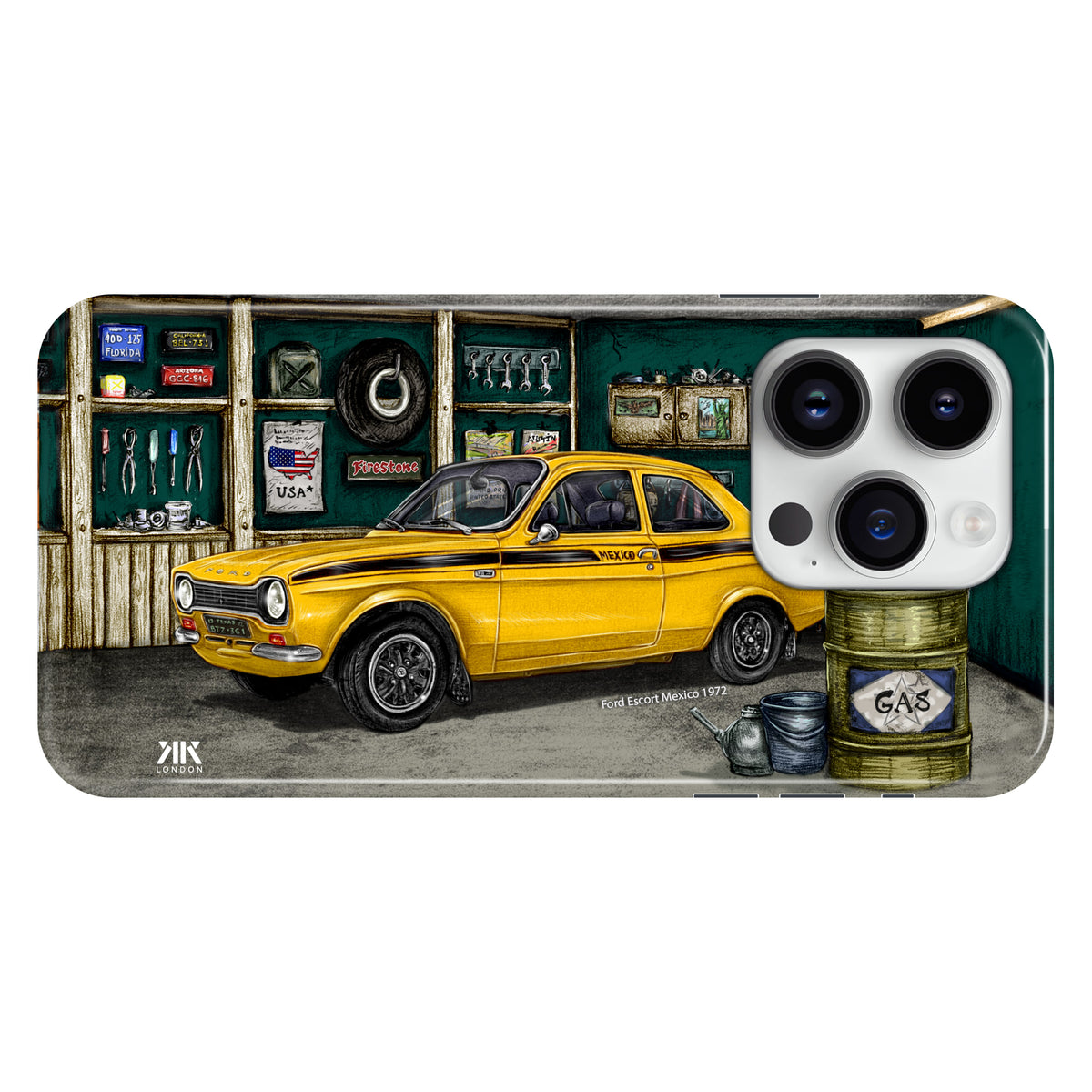 Ford Mexico 1972 (Yellow) - Snap Case - iphone-14-pro