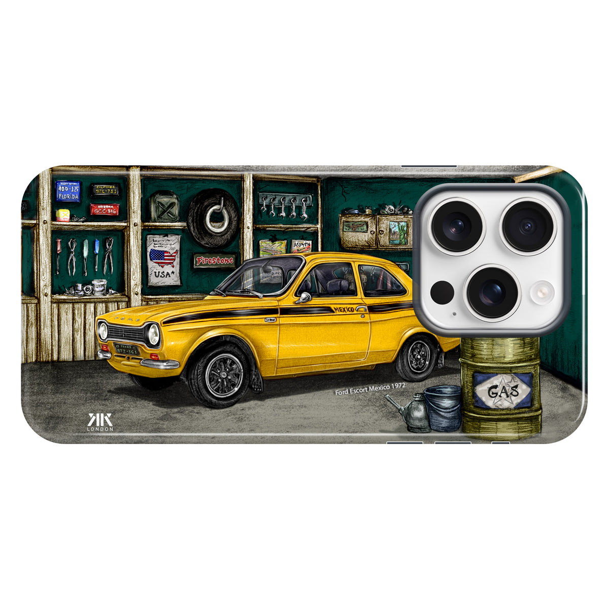 Ford Mexico 1972 (Yellow) - Tough Case - iphone-16-pro