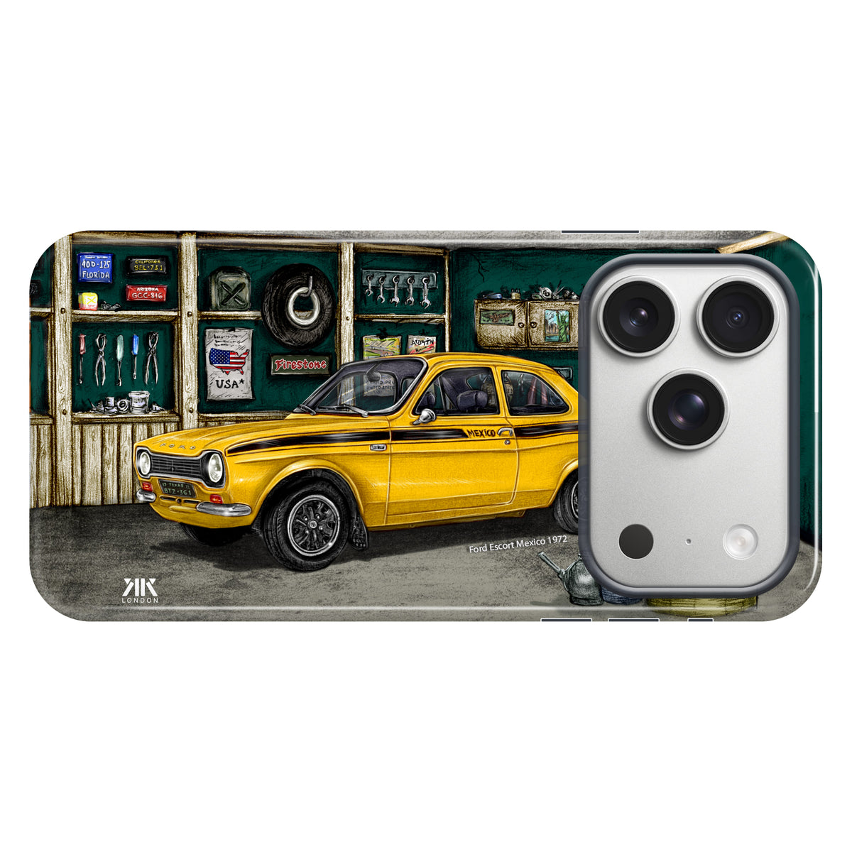 Ford Mexico 1972 (Yellow) - Tough Case - iphone-17-pro