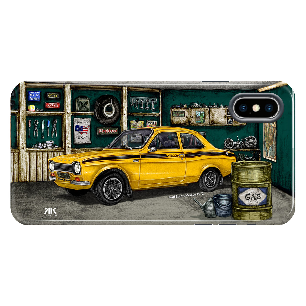 Ford Mexico 1972 (Yellow) - Tough Case - iphone-x