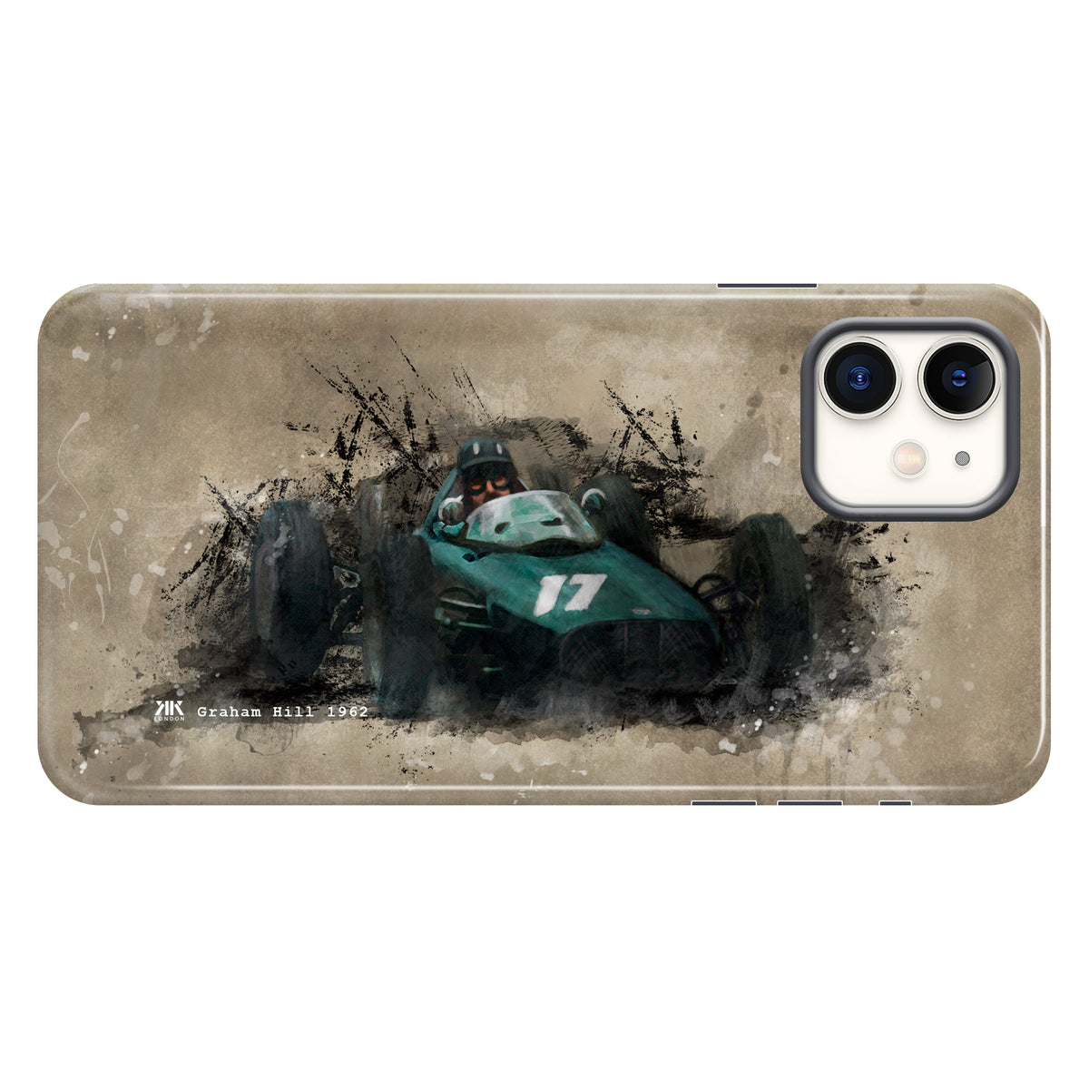 Graham Hill BRM 1962 F1 Car Phone Case - Tough Case - iphone-11