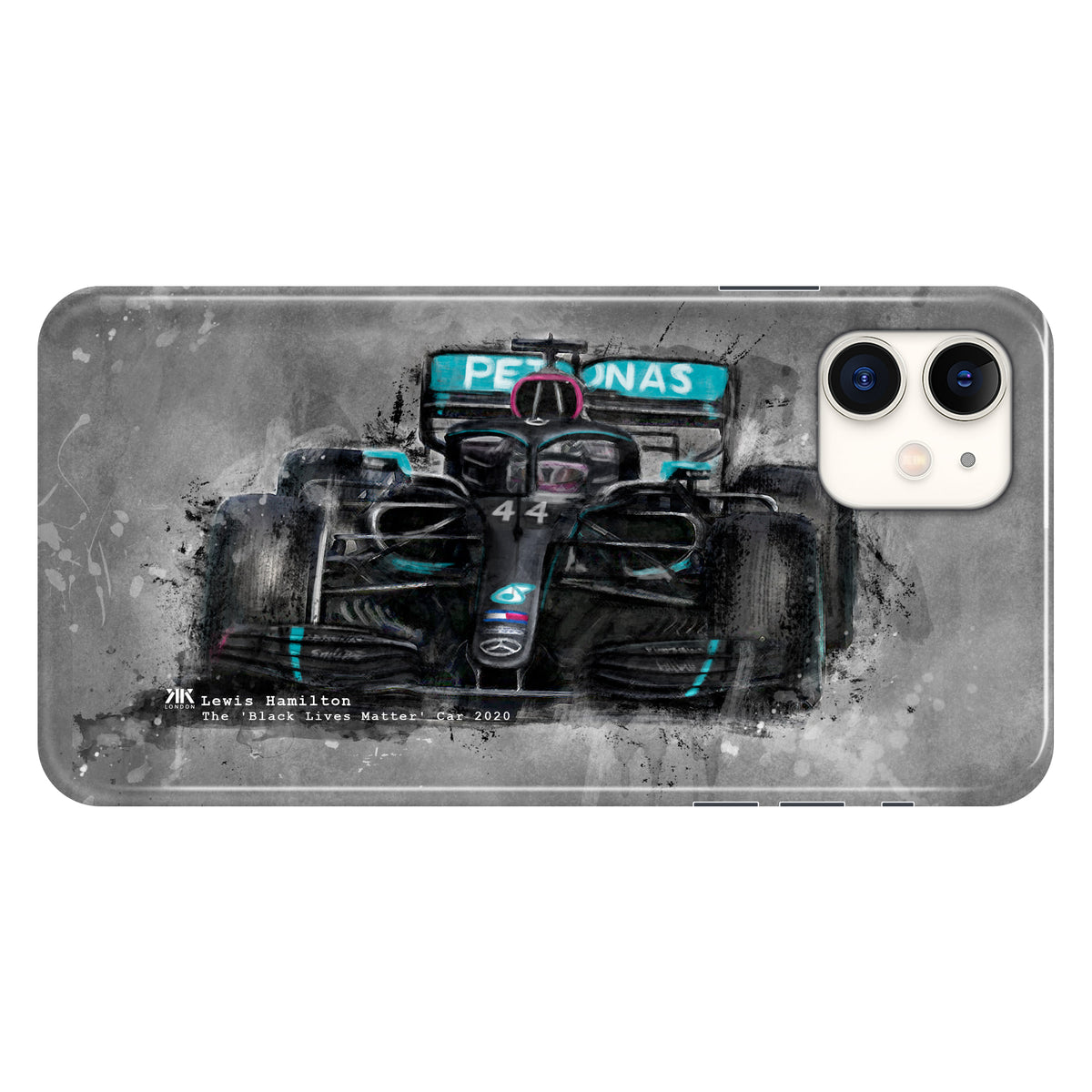 Hamilton Mercedes Black Lives Matter 2020 F1 Car Phone Case - Snap Case - iphone-11