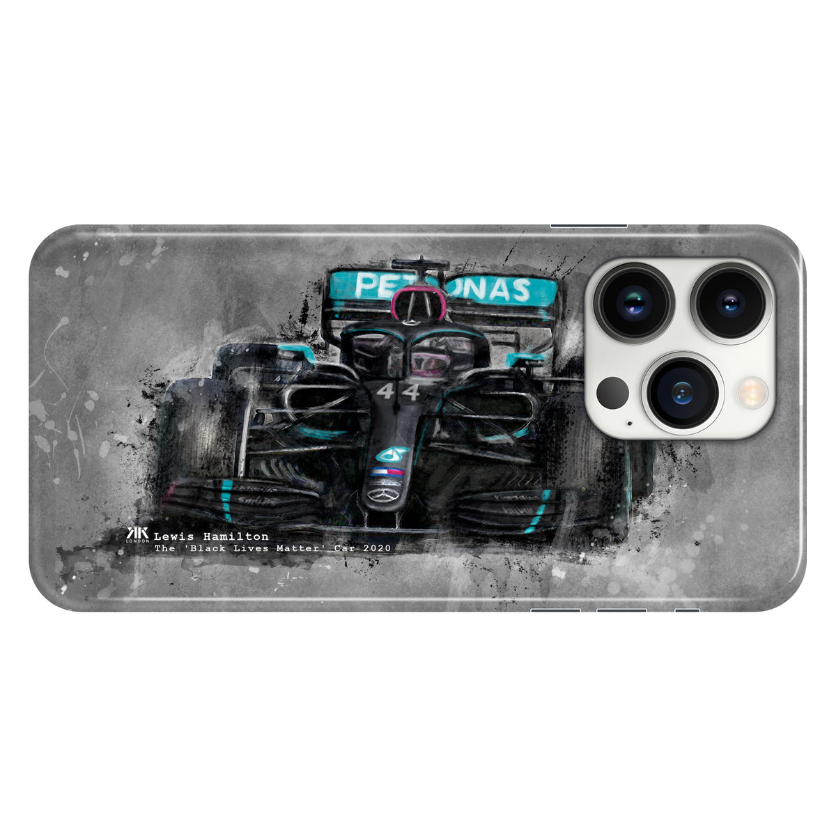 Hamilton Mercedes Black Lives Matter 2020 F1 Car Phone Case - Snap Case - iphone-13-pro