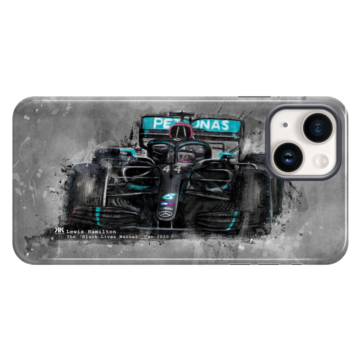 Hamilton Mercedes Black Lives Matter 2020 F1 Car Phone Case - Tough Case - iphone-14