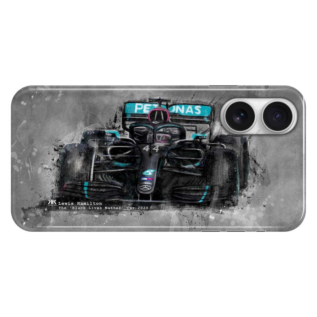 Hamilton Mercedes Black Lives Matter 2020 F1 Car Phone Case - Snap Case - iphone-16