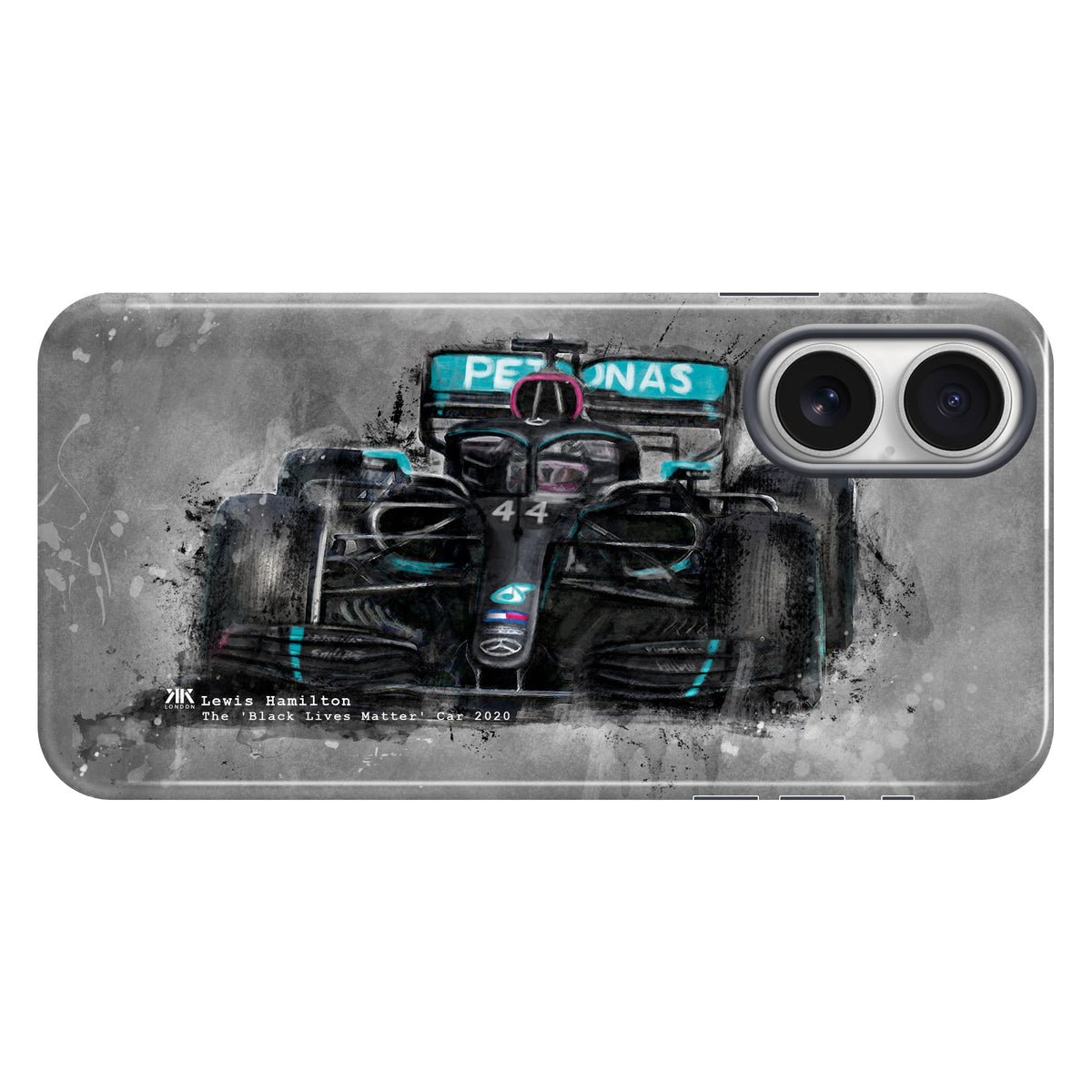 Hamilton Mercedes Black Lives Matter 2020 F1 Car Phone Case - Tough Case - iphone-16